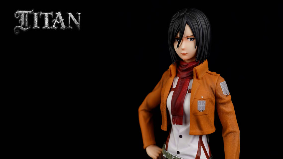 【Pre-sale】1/6 Scale Mikasa Ackerman and Keith Shadis-Titan Studio
