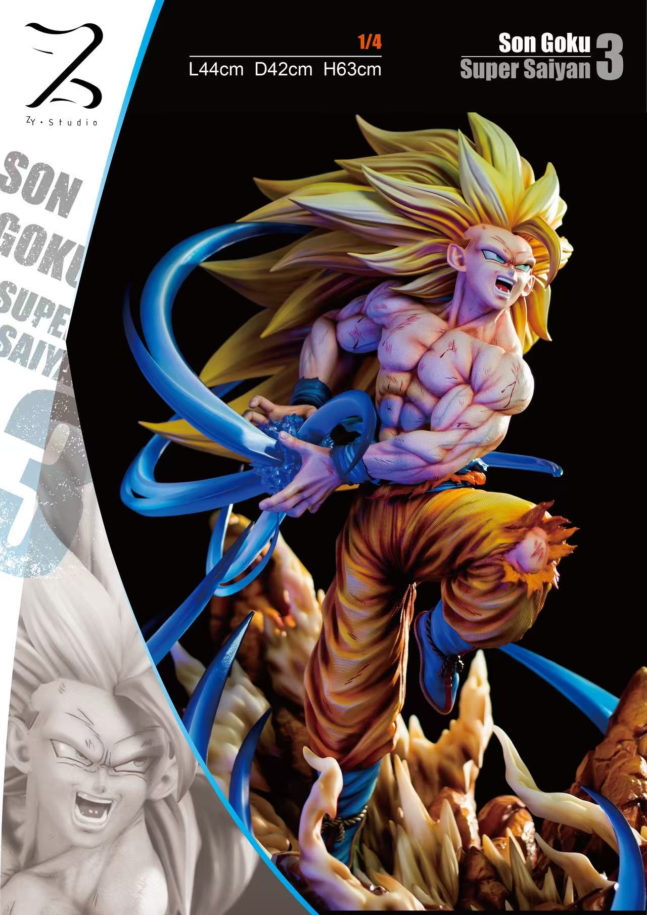 【Pre-sale】1/4 Scale Super Seiya 3 Son Goku-ZY Studio