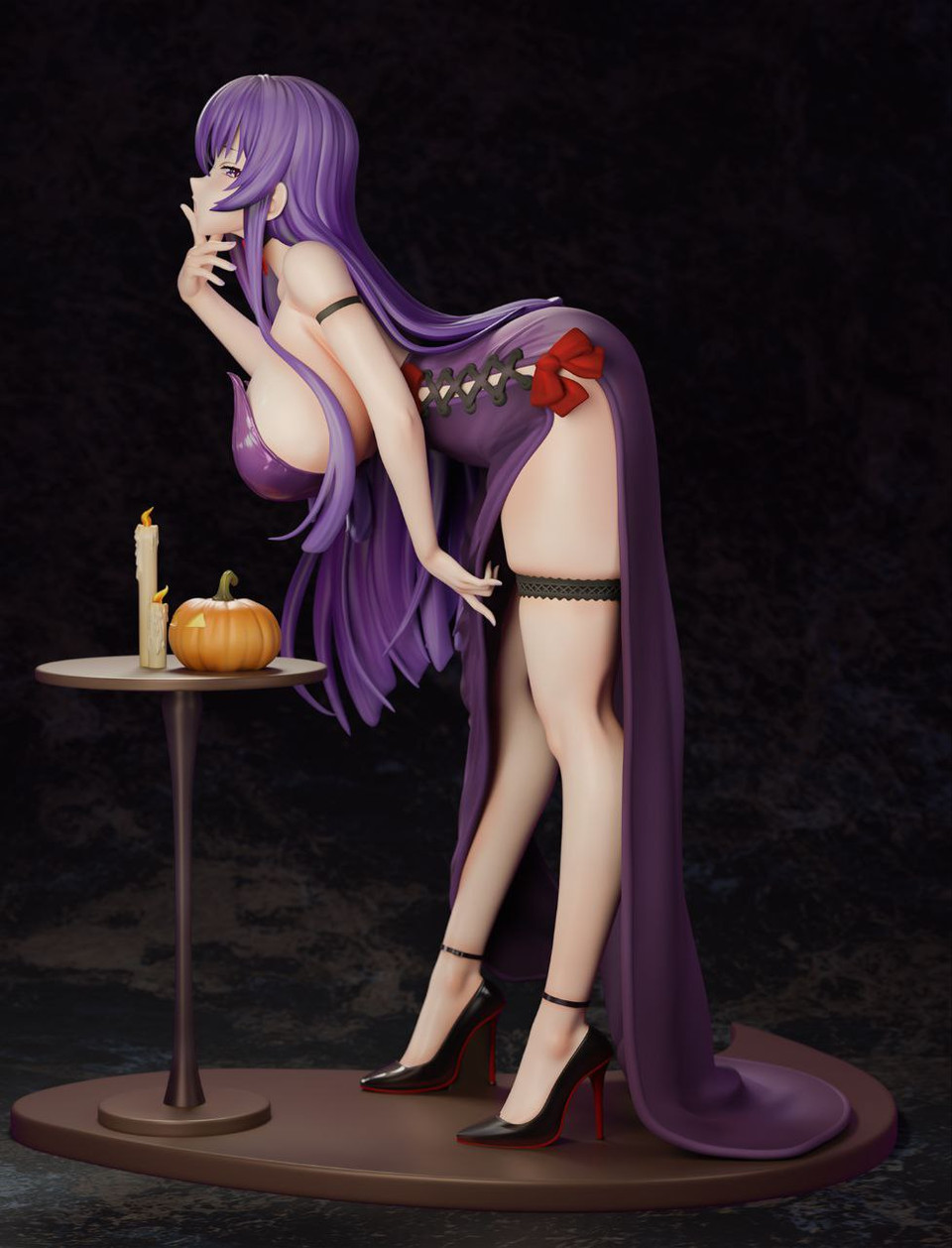 【Pre-sale】1/6 Scale Busujima Saeko Halloween dance party-Green tea Studio