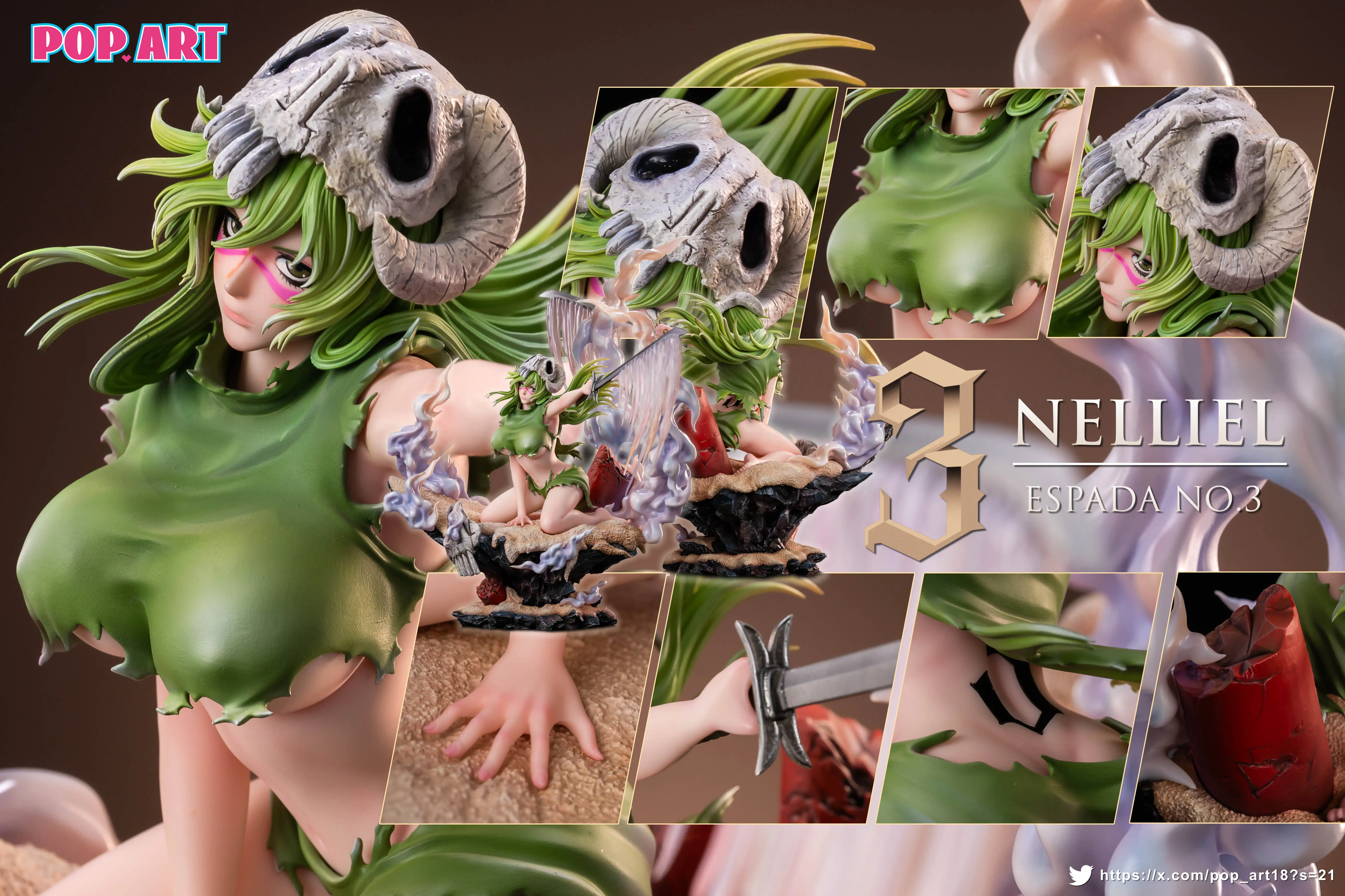 【Sold out】1/6 Scale Nelliel-POP.ART Studio