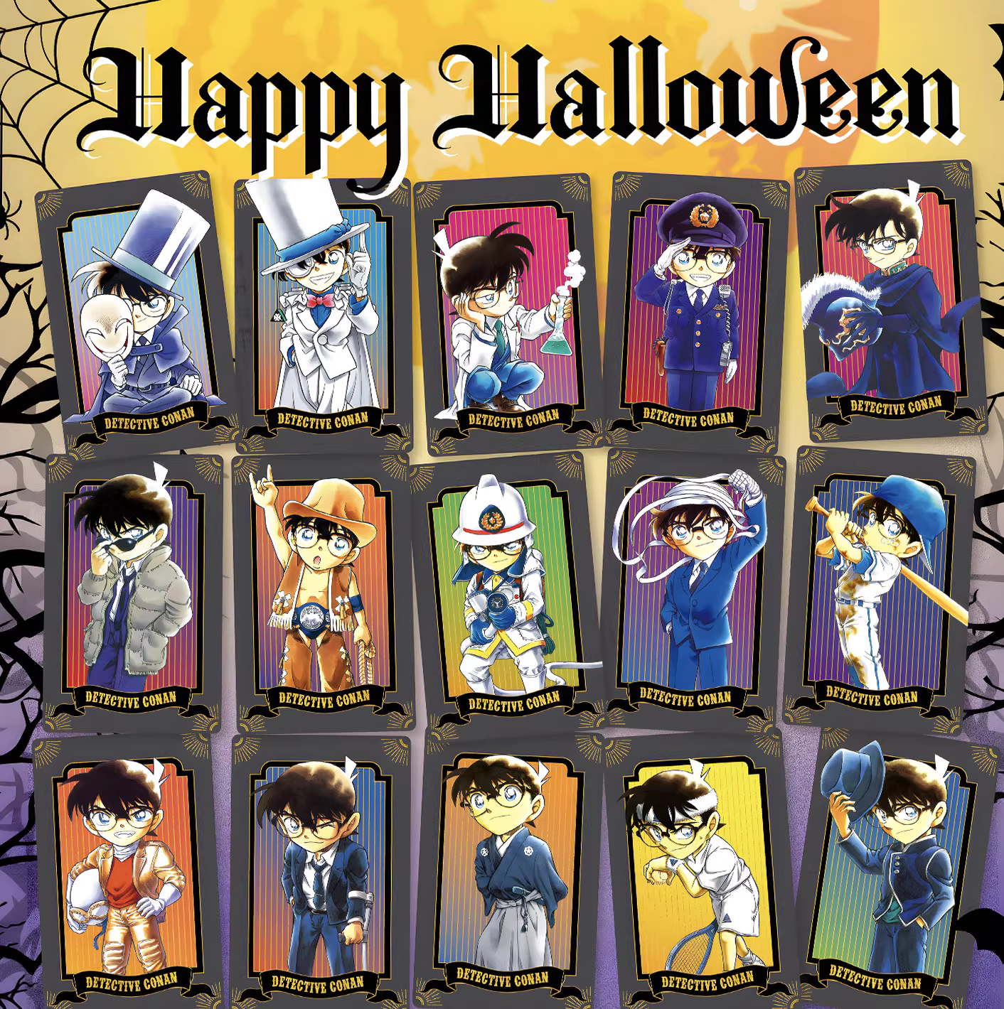 【Pre-sale】Decorative Painting of Happy Holloween Conan-H2 Studio