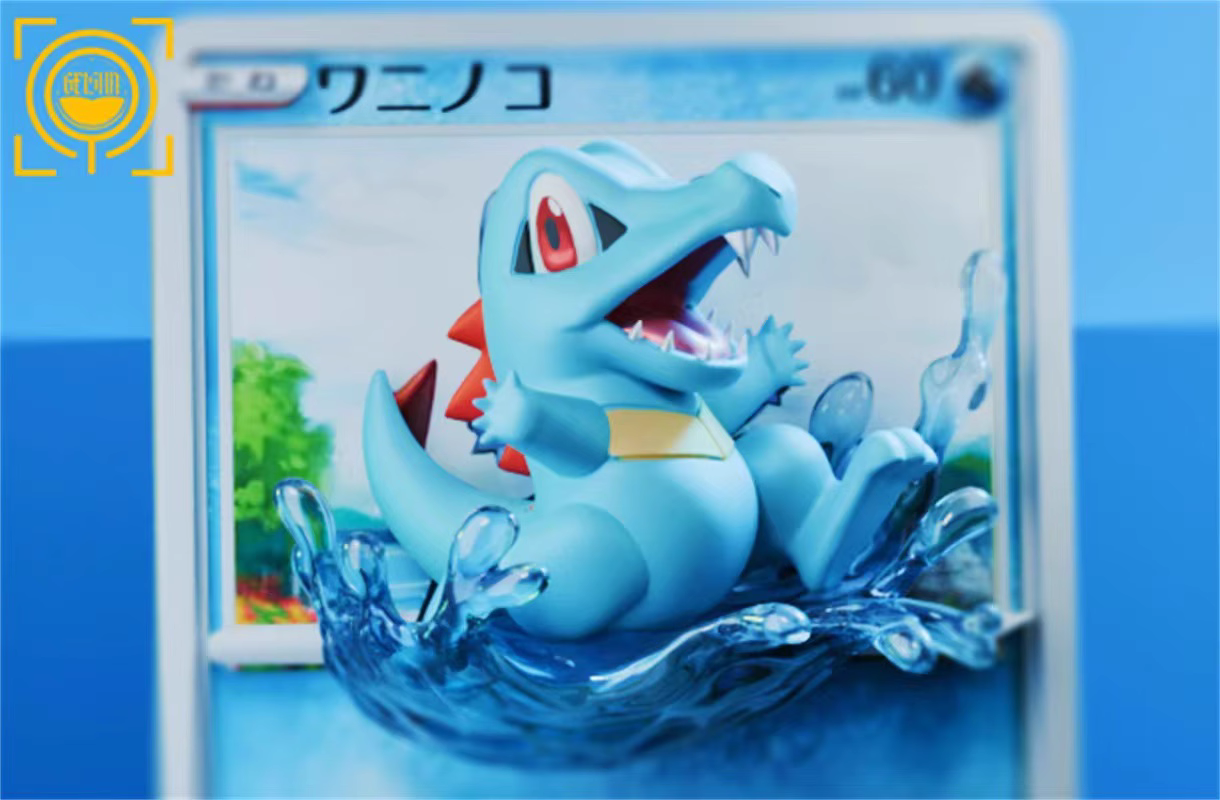 【Pre-sale】Chikorita, Totodile and Cyndaquil Card-GEISHA Studio