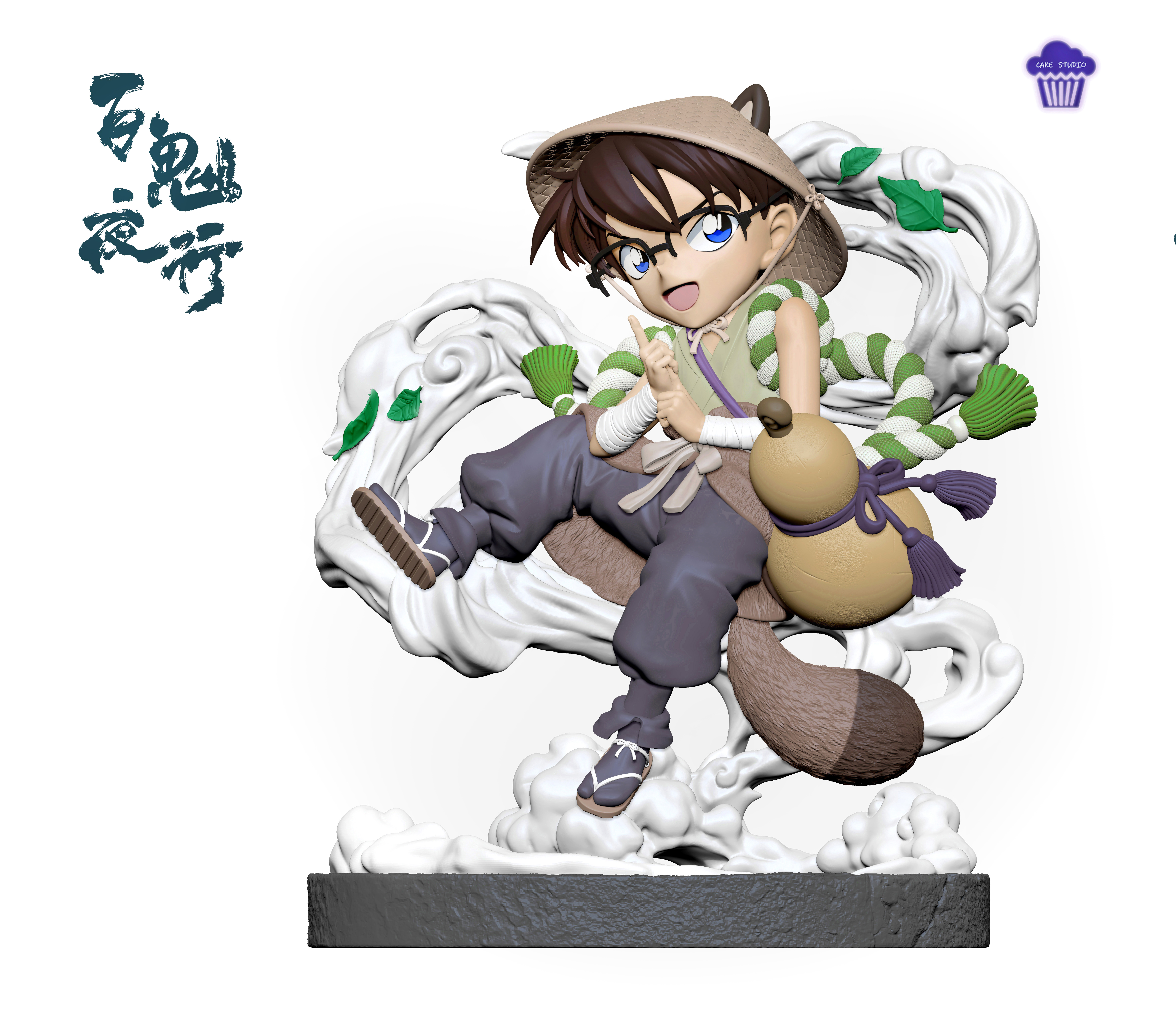 【Pre-sale】Hyakki Yagyō Conan and Haibara Ai with LED-Cake Studio