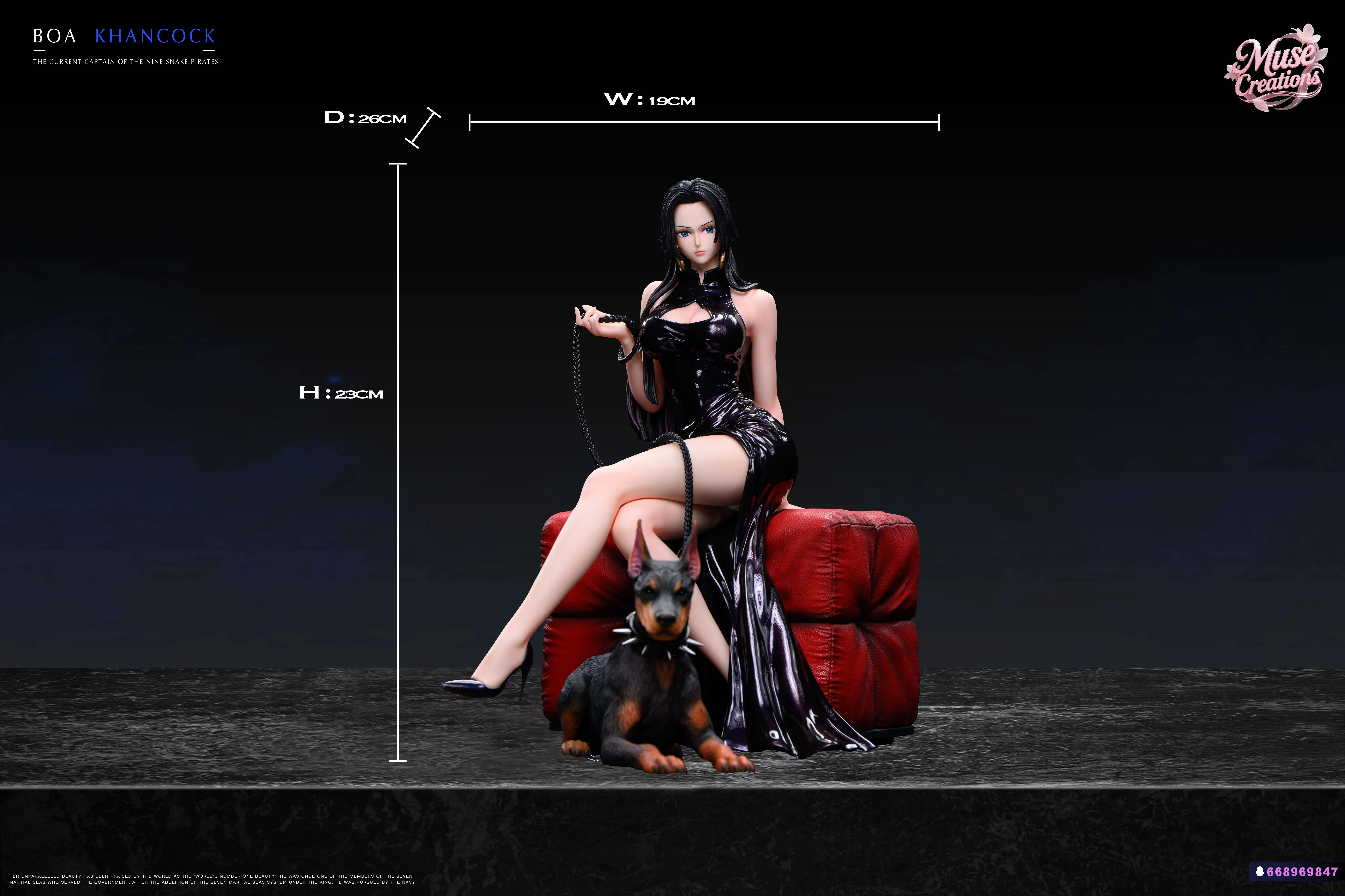 【Pre-sale】POP Scale Dog Walking Boa Hancock-MUSE Studio