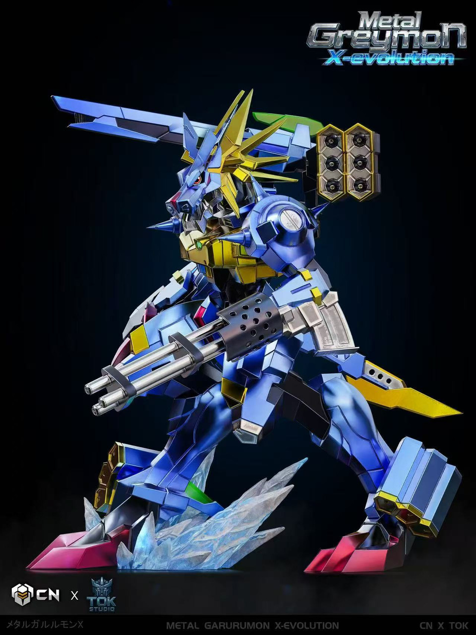 【Pre-sale】MetalGreymon X-evolution-Crazy Nest Studio and TOK Studio