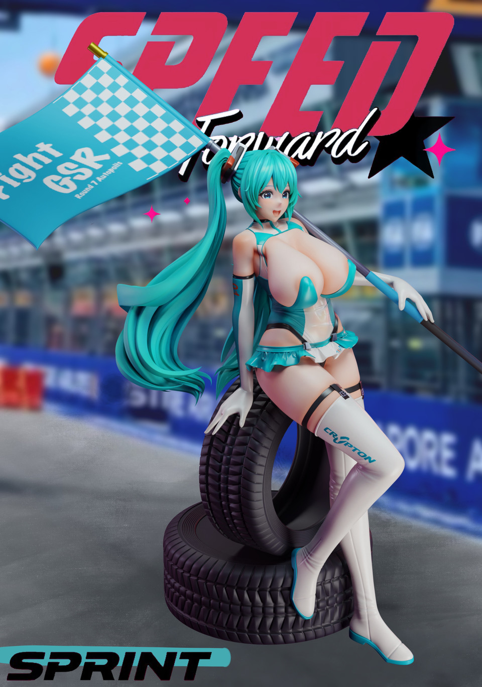 【Pre-sale】Racing Girl Hatsune Miku-SC Studio