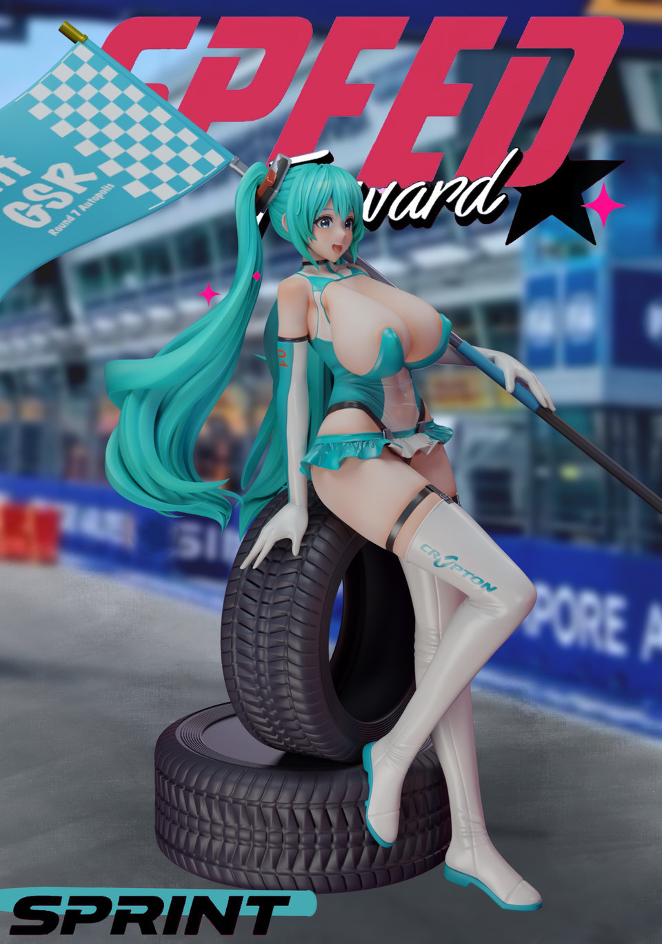 【Pre-sale】Racing Girl Hatsune Miku-SC Studio