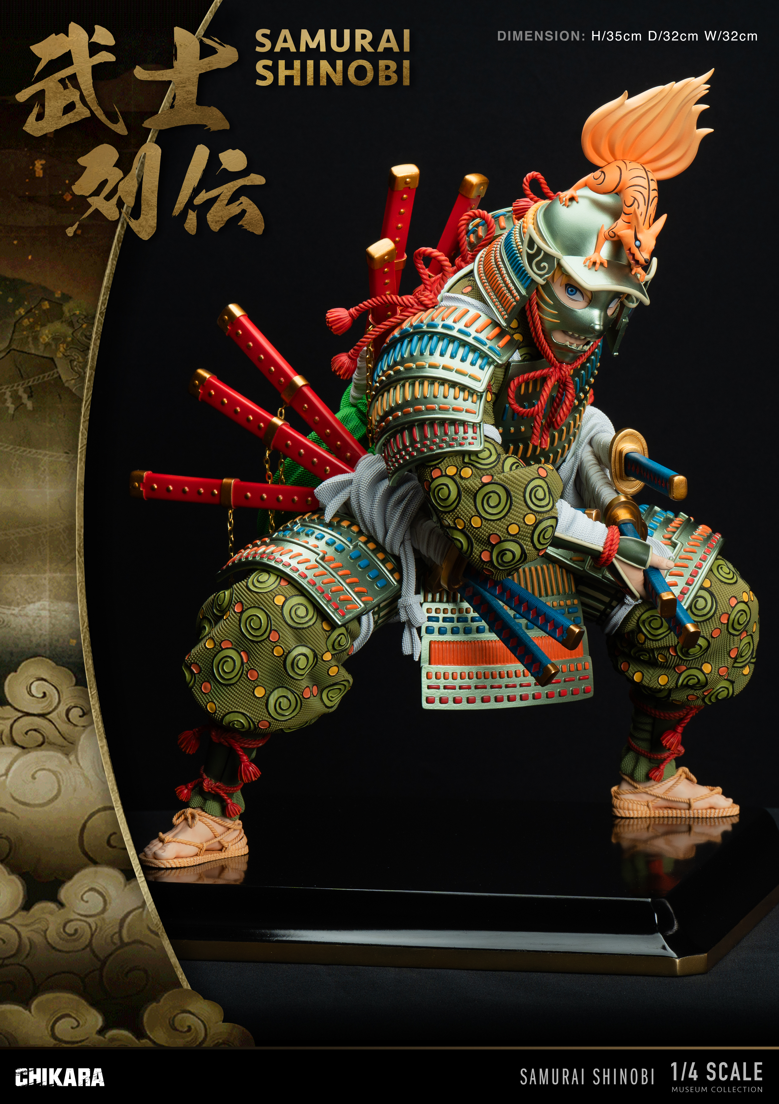 【Pre-sale】1/4 Scale Nine Tail Samurai-CHIKARA Studio