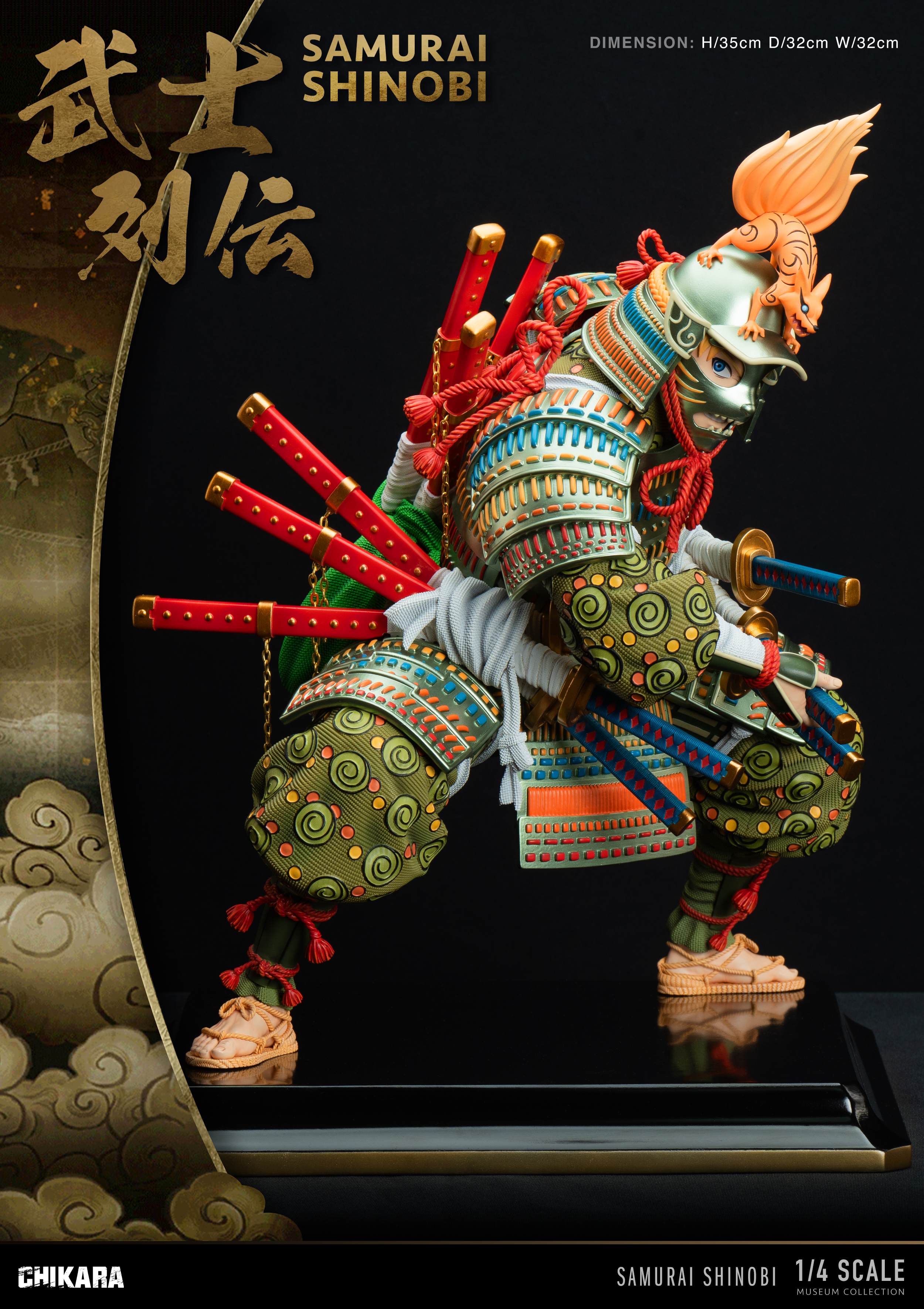 【Pre-sale】1/4 Scale Nine Tail Samurai-CHIKARA Studio