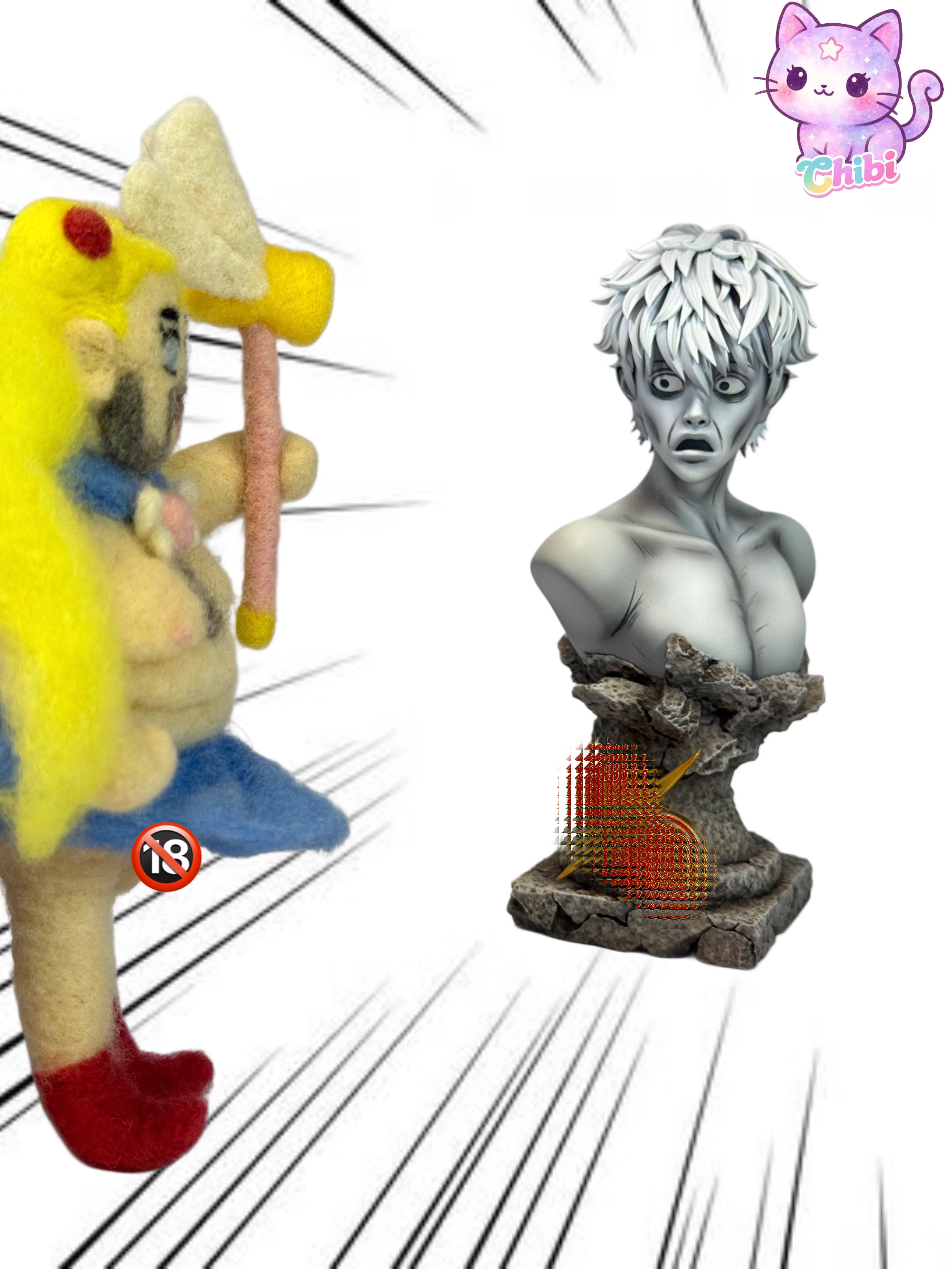 【Pre-sale】Bust of Sakata Gintoki-Chibi Studio