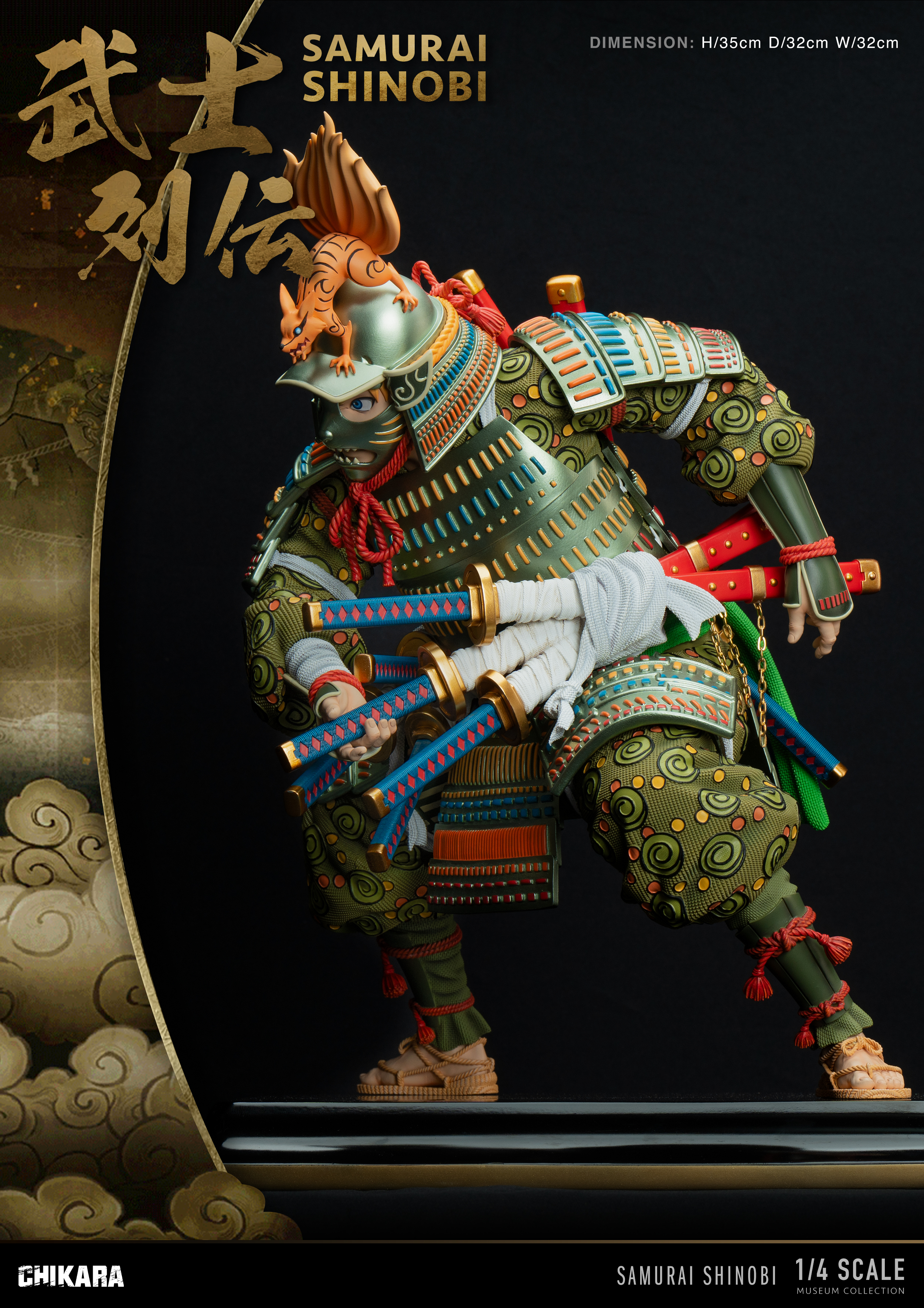 【Pre-sale】1/4 Scale Nine Tail Samurai-CHIKARA Studio