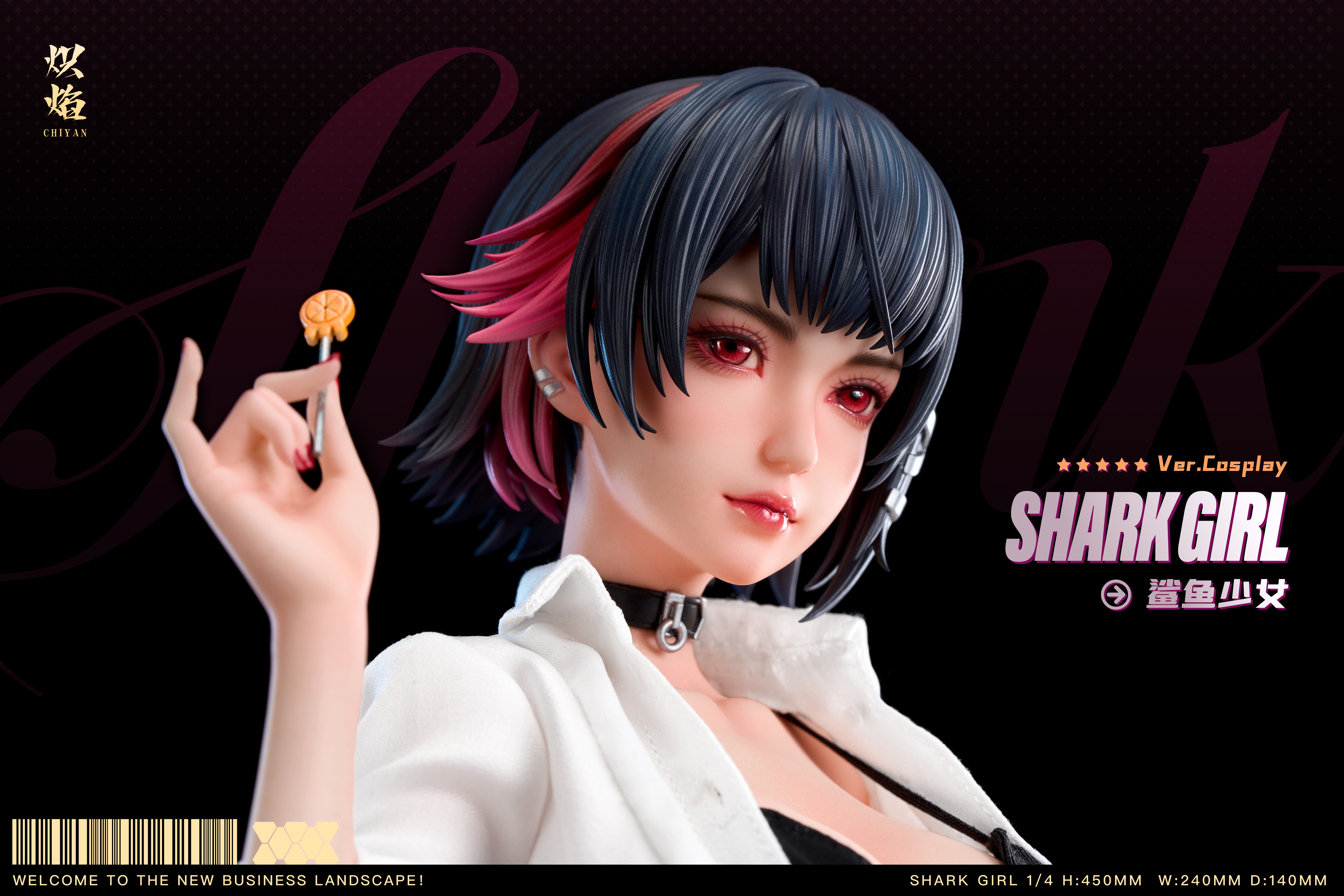 【Pre-sale】1/4 Scale COSPLAY Series Shark Girl Ellen Joe-ChiYan Studio