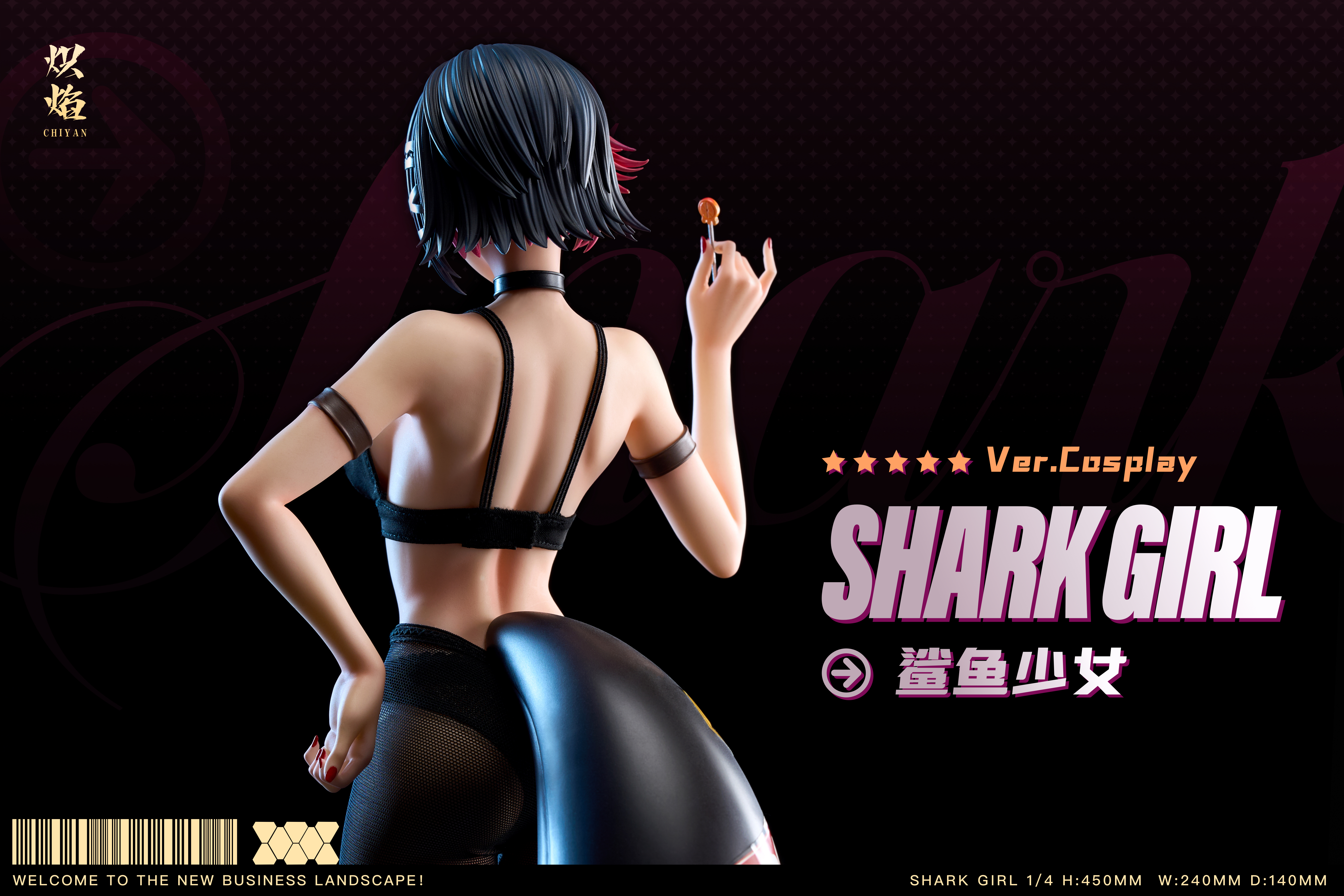 【Pre-sale】1/4 Scale COSPLAY Series Shark Girl Ellen Joe-ChiYan Studio