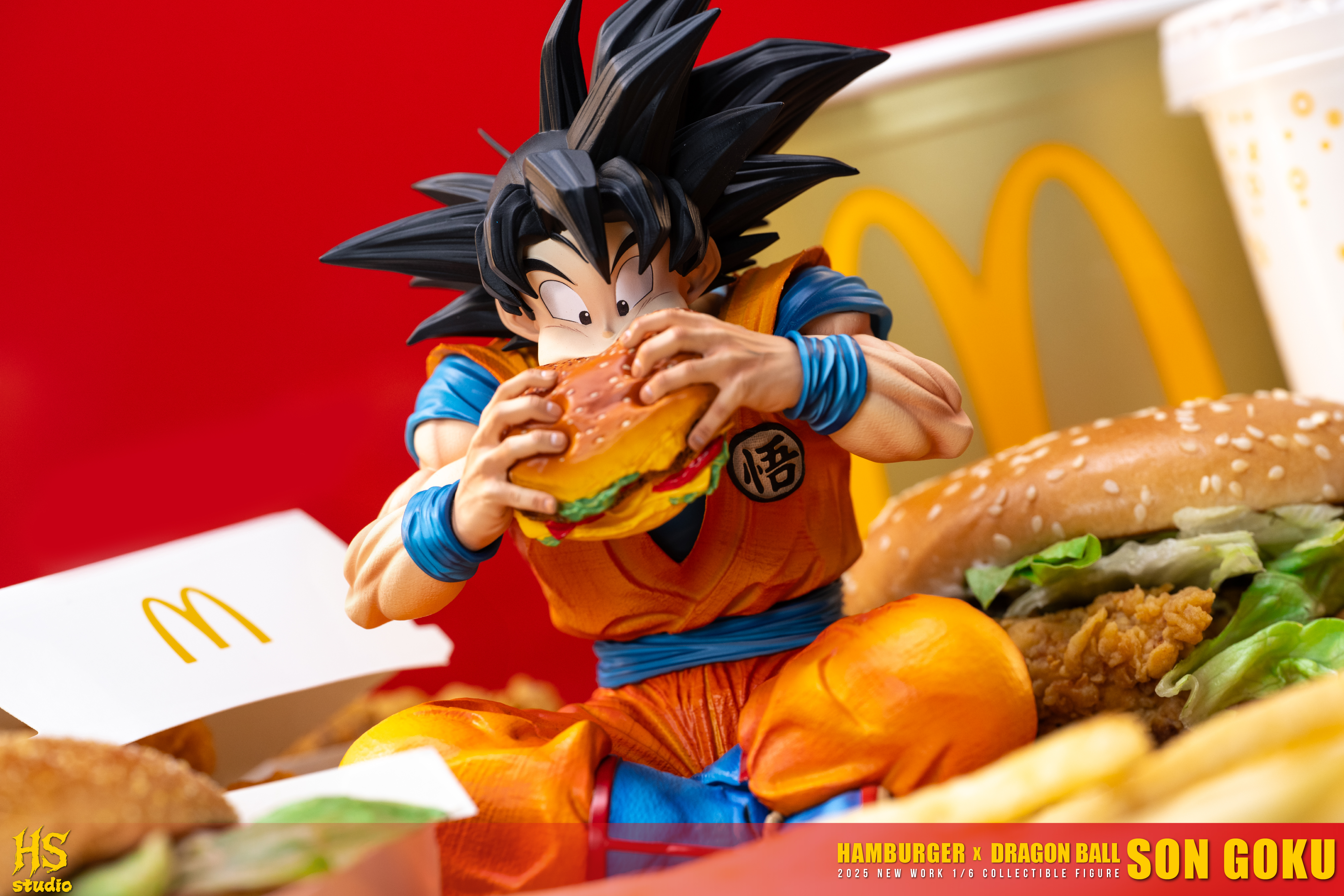 【Pre-sale】Hamburger Eating Son Goku-HS Studio