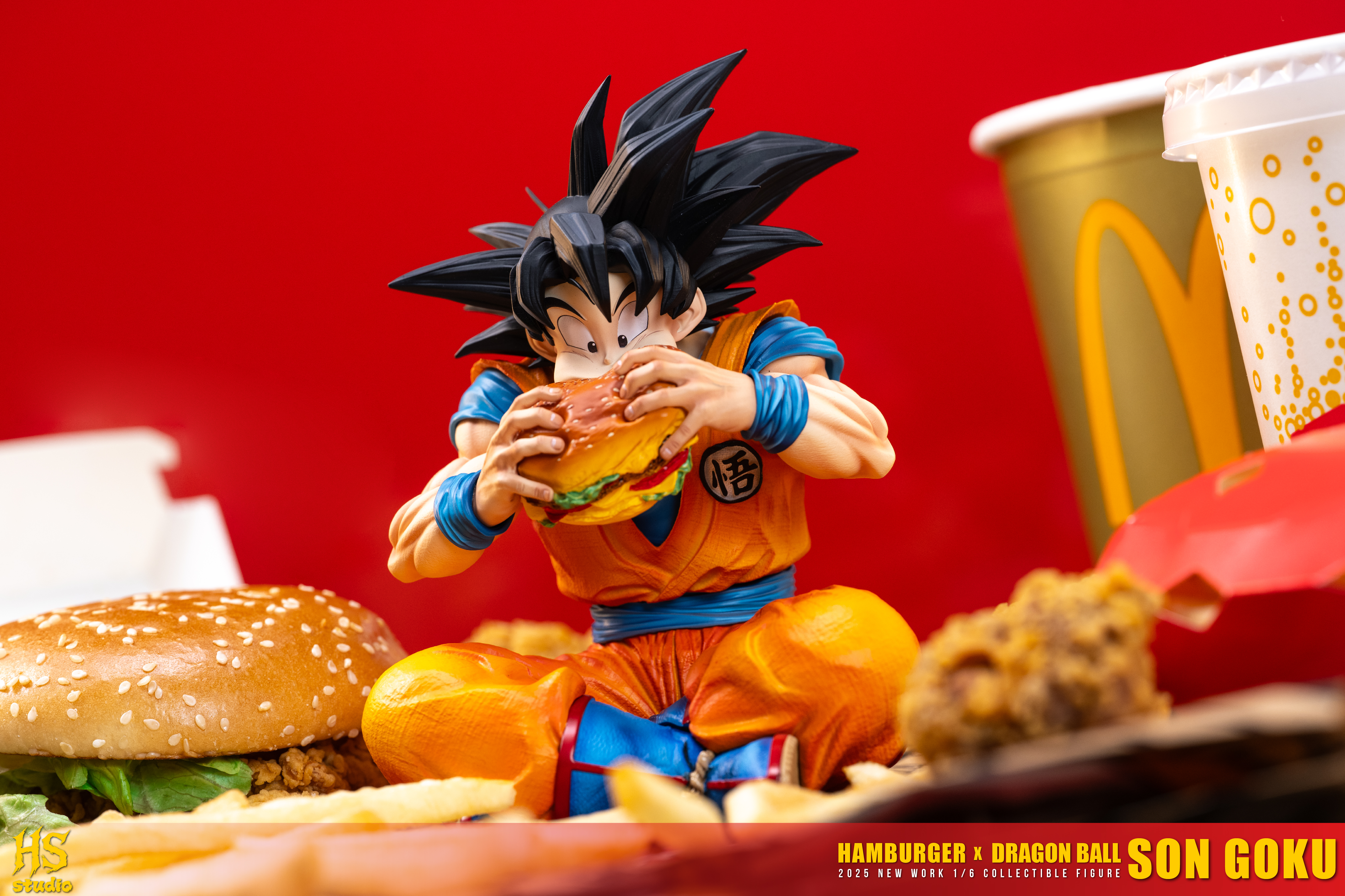 【Pre-sale】Hamburger Eating Son Goku-HS Studio
