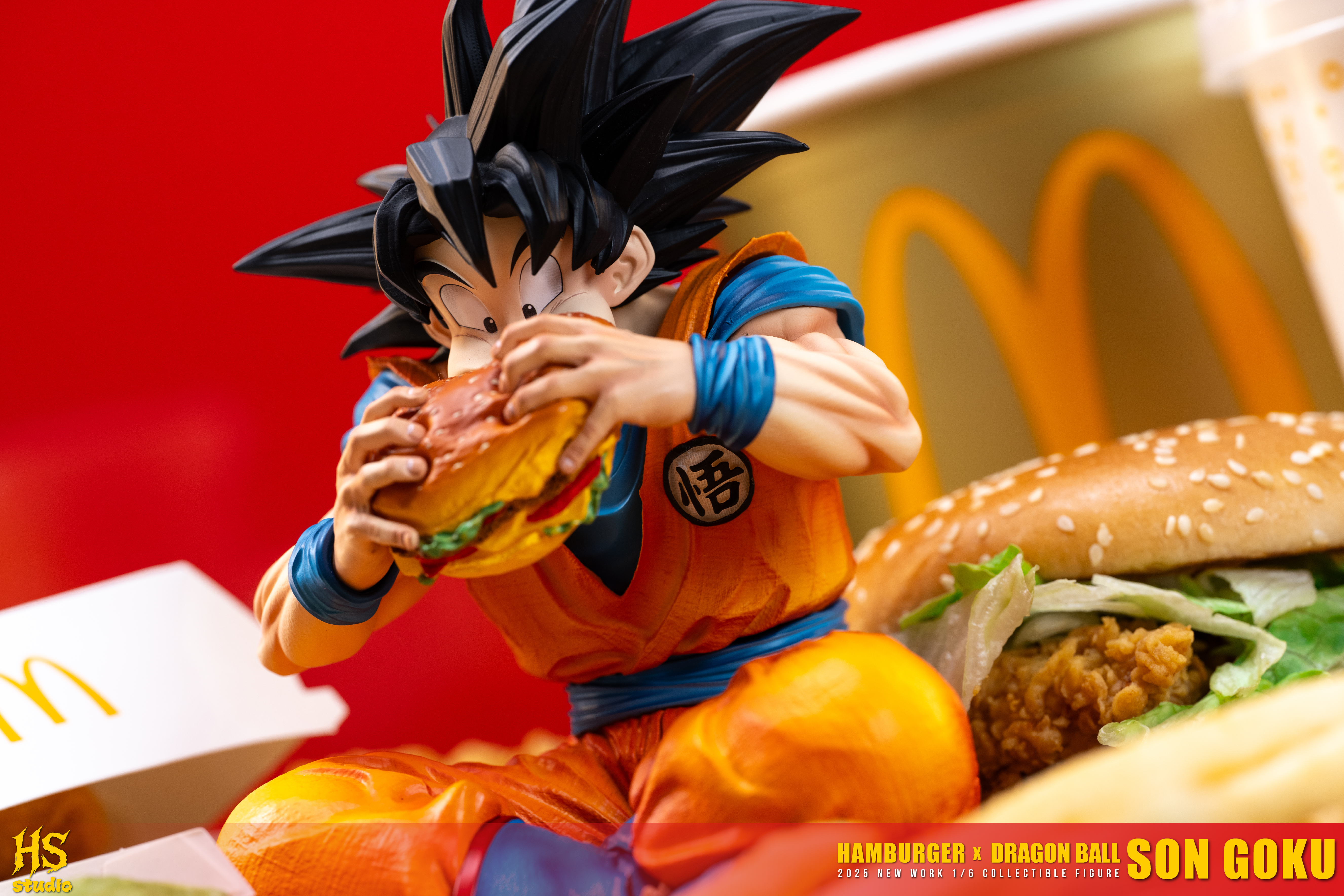 【Pre-sale】Hamburger Eating Son Goku-HS Studio