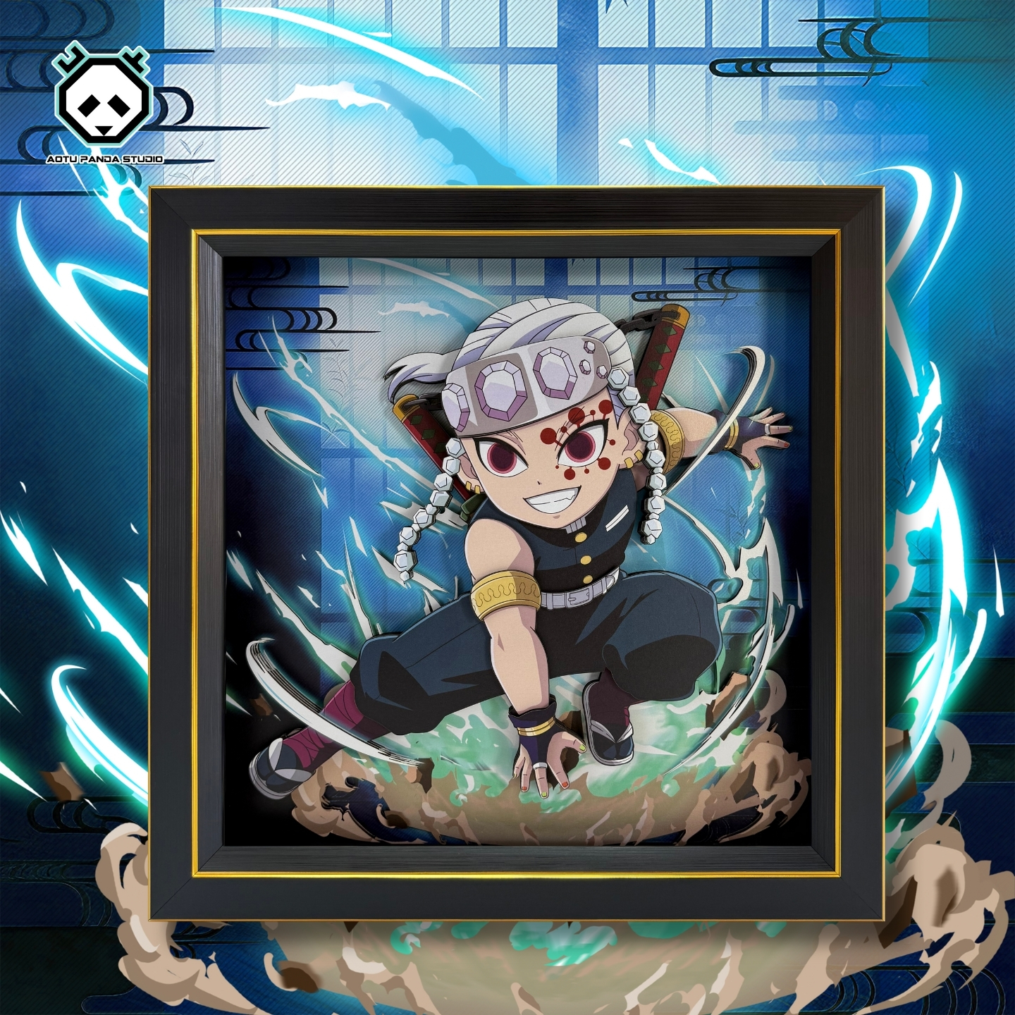 【In stock】Decorative Painting of Uzui Tengen-Aotu Panda Studio