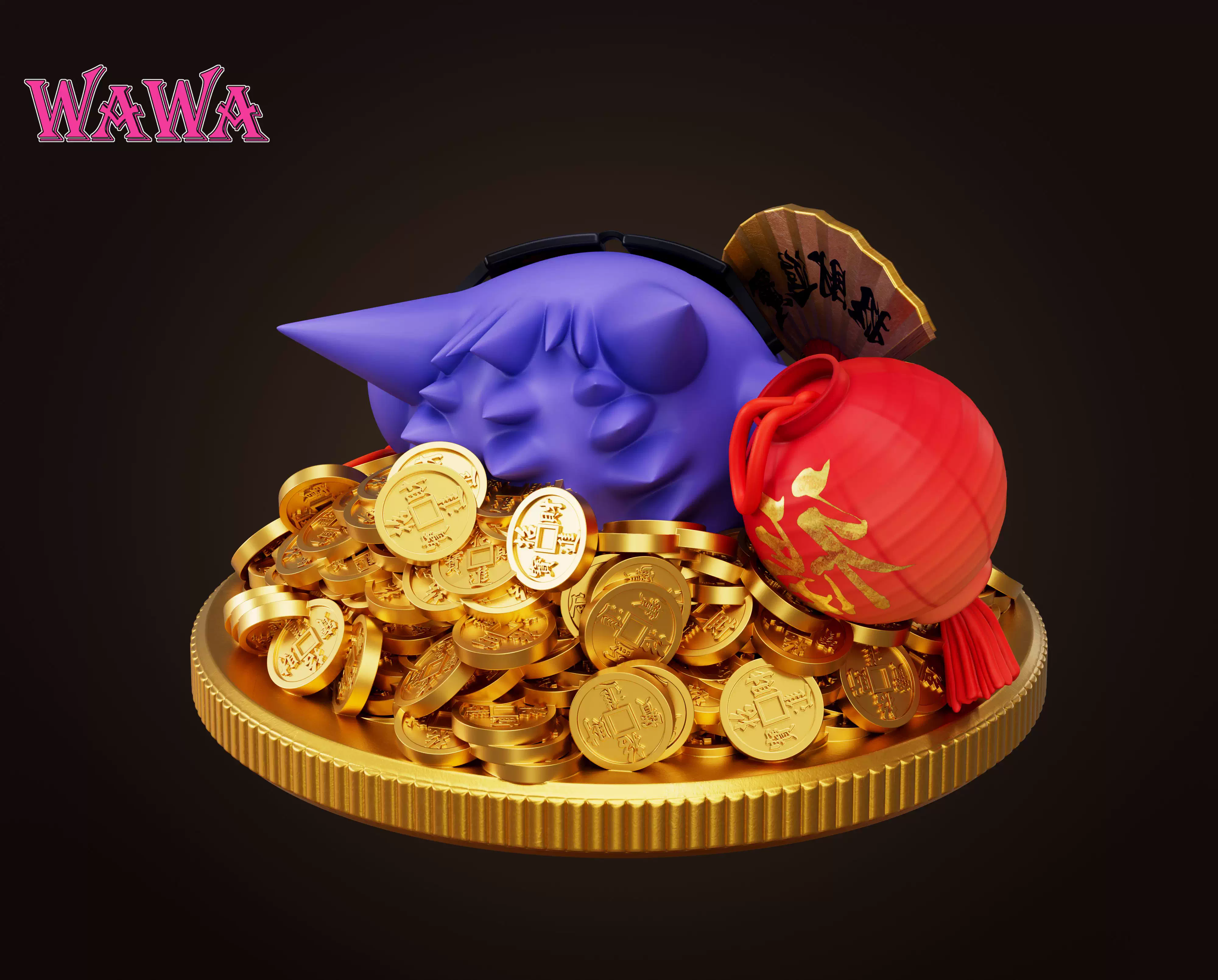 【Pre-sale】Wealth Attraction Gengar-wawa Studio