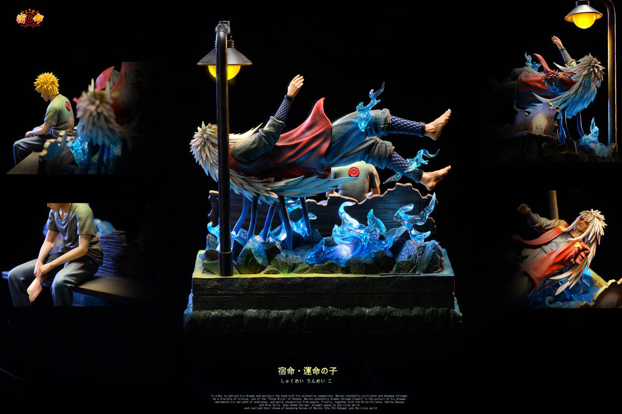 【Pre-sale】Naruto and Jiraiya with LED-Kagemusha Studio
