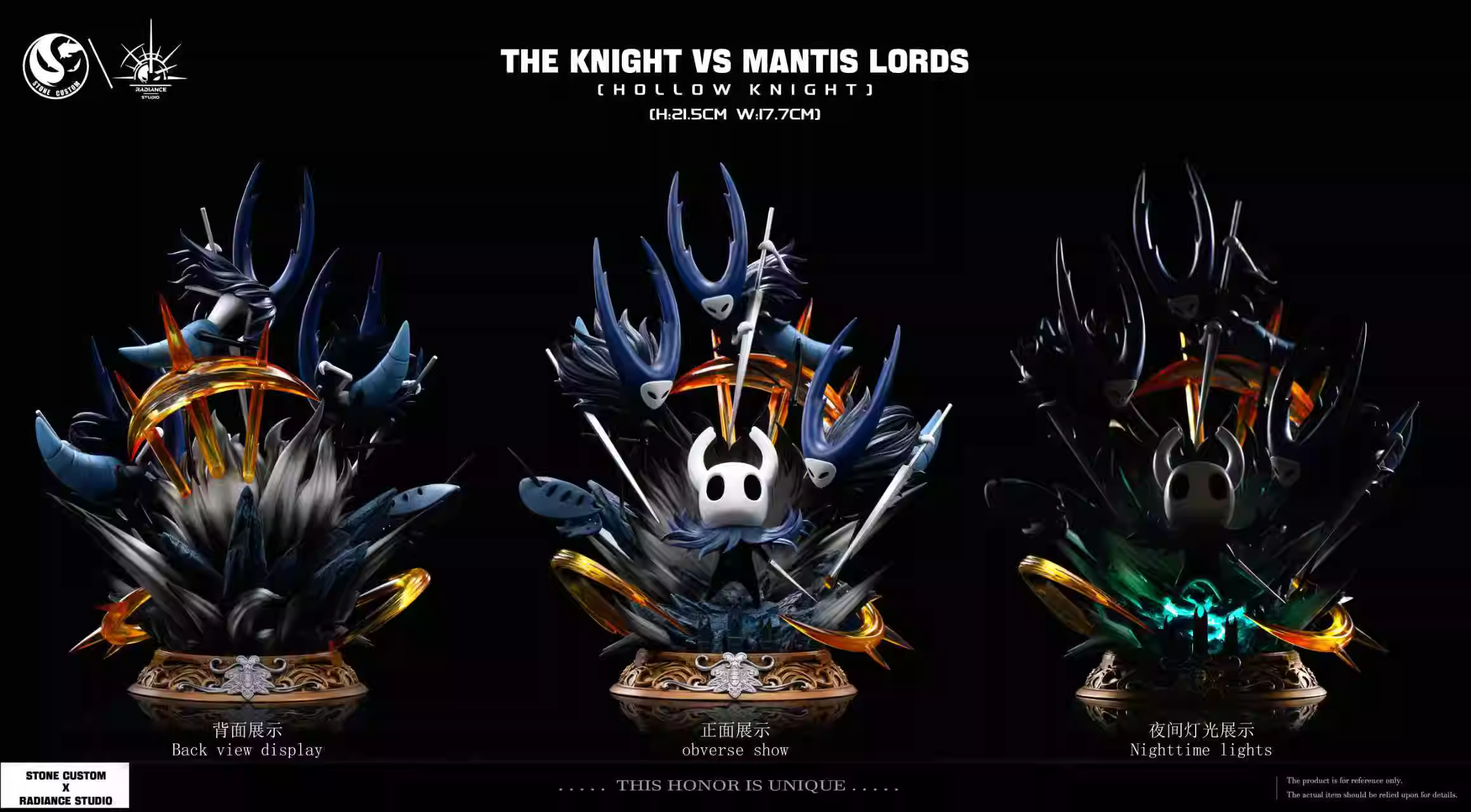 【Pre-sale】1/8 Scale The Knight vs Mantis Lords with LED-Stone Custom and Radiance Studio