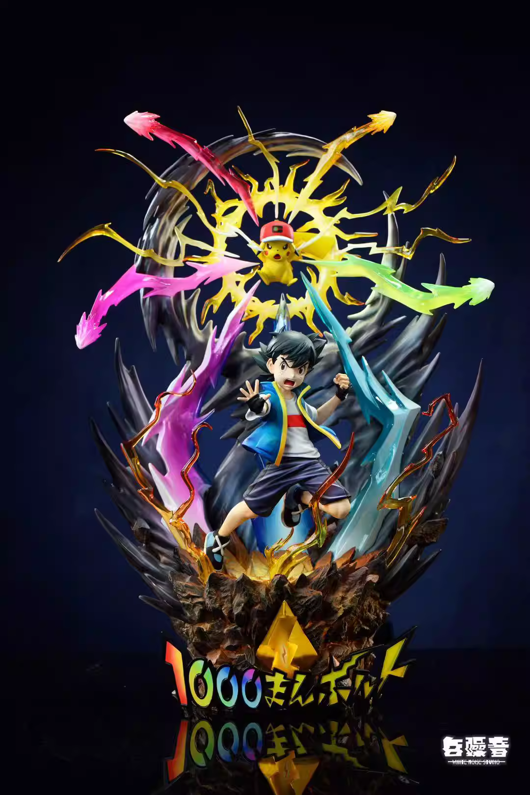 【Pre-sale】1/8 Scale Ash Ketchum and Pikachu Thunderbolt-White Noise Studio