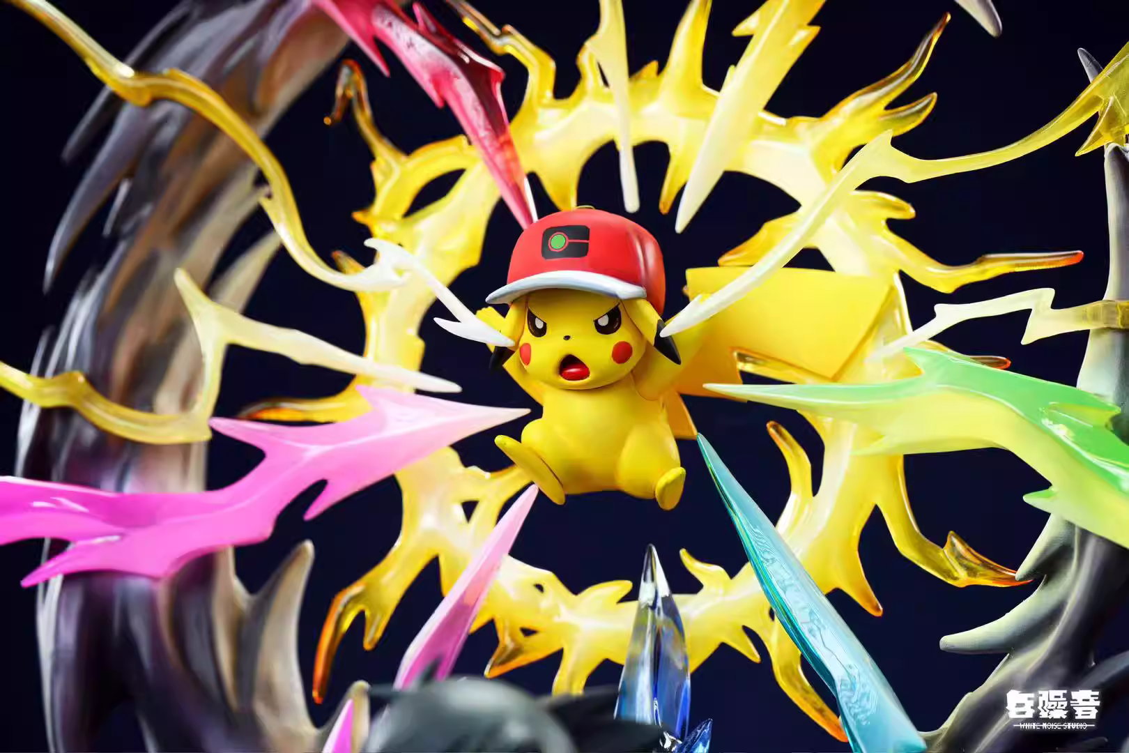 【Pre-sale】1/8 Scale Ash Ketchum and Pikachu Thunderbolt-White Noise Studio