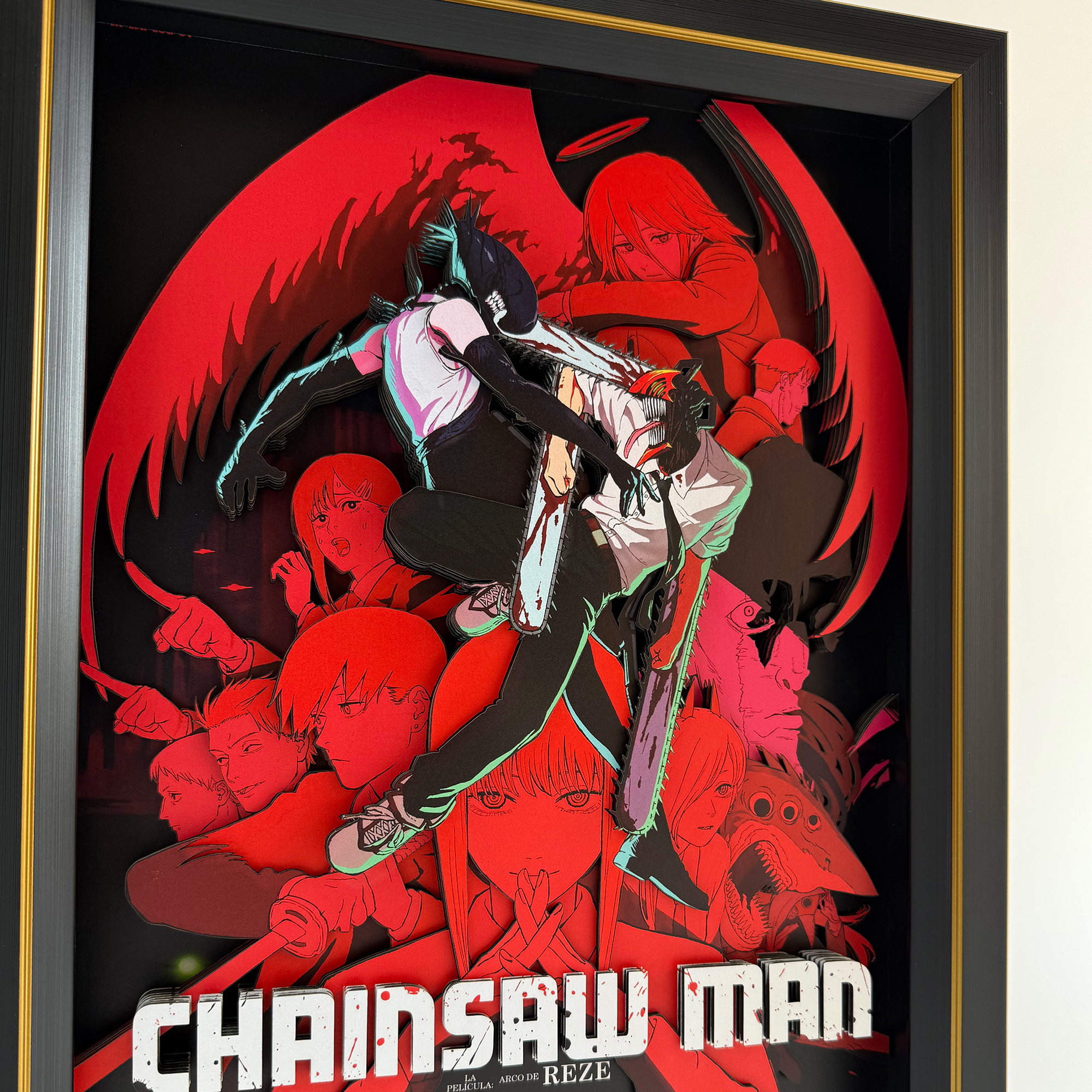 【In stock】Decorative Painting of Denji and Reze-Aotu Panda Studio