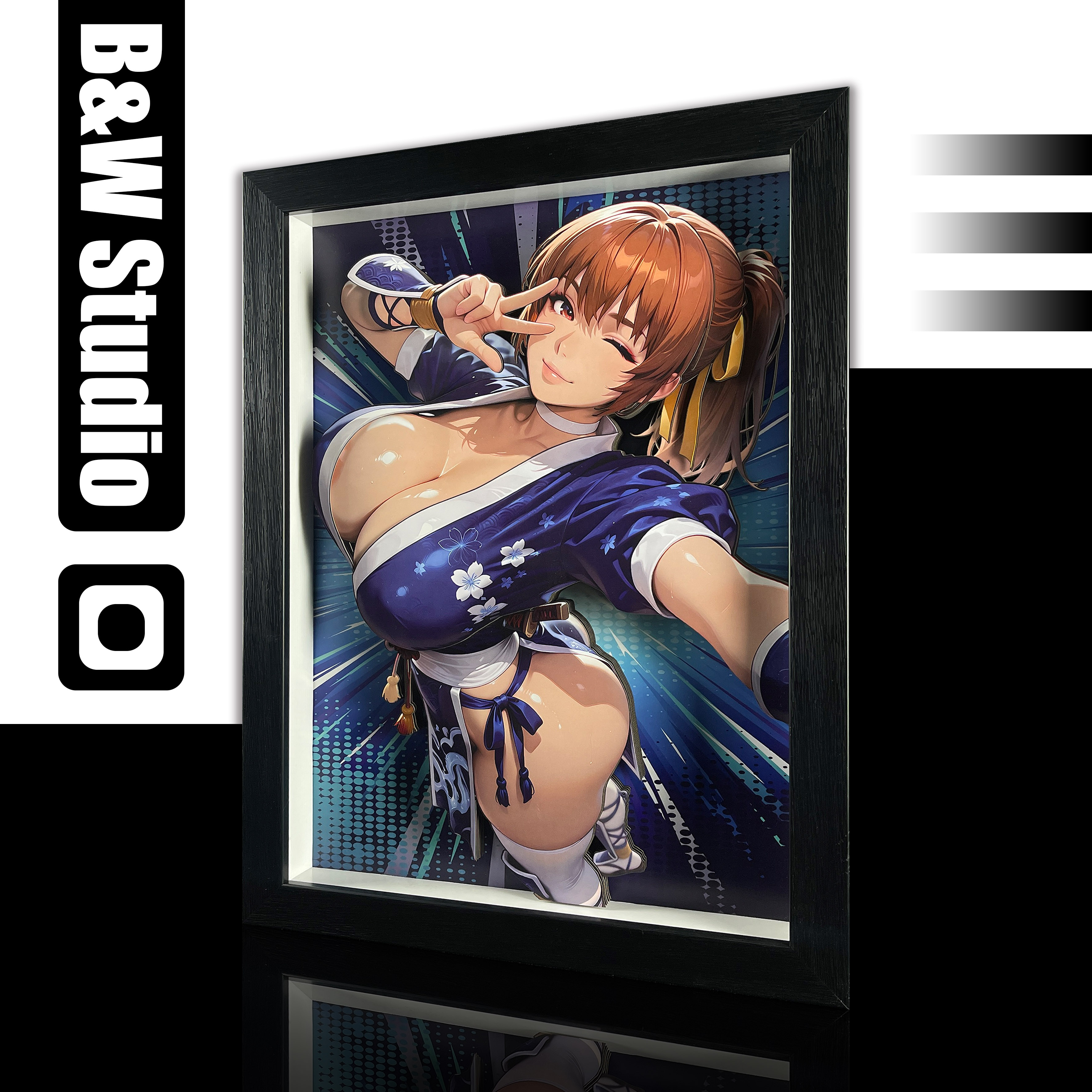 【Pre-sale】Decorative Painting of DoA Kasumi-Black and White Studio