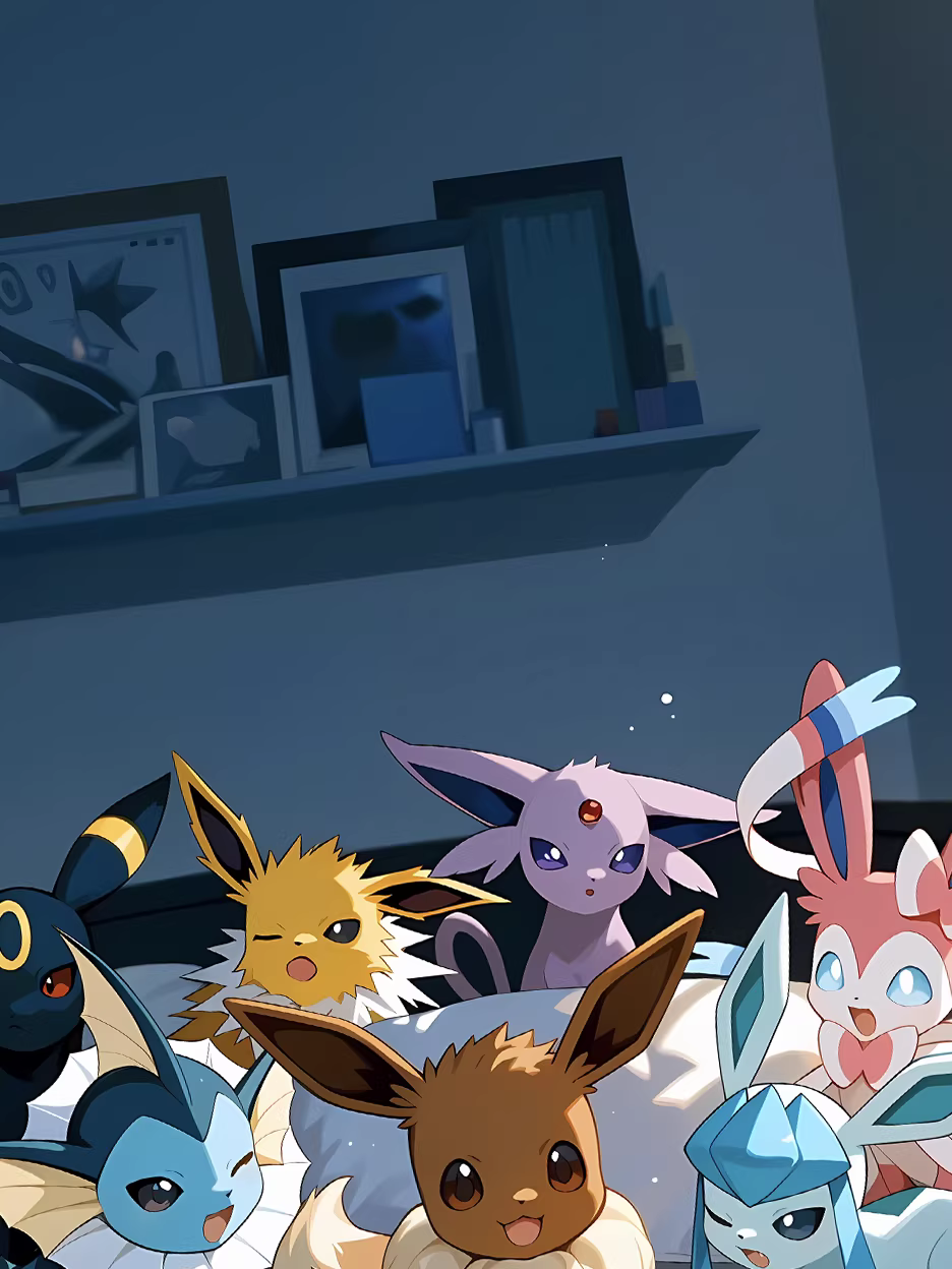 【Pre-sale】Decorative Painting of Bed Eevee-XingKong Studio