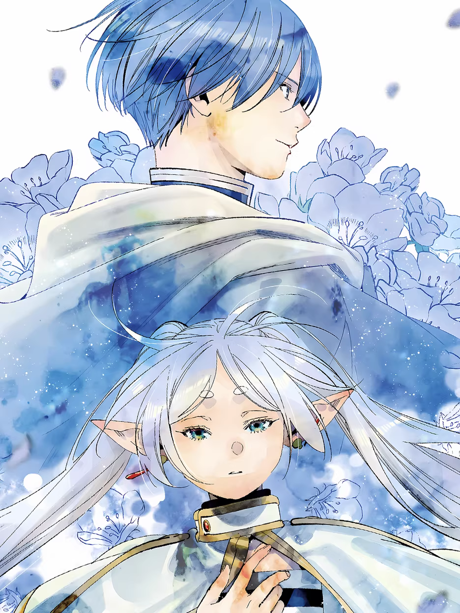 【Pre-sale】Decorative Painting of Blue Flower Frieren and Himmel-XingKong Studio