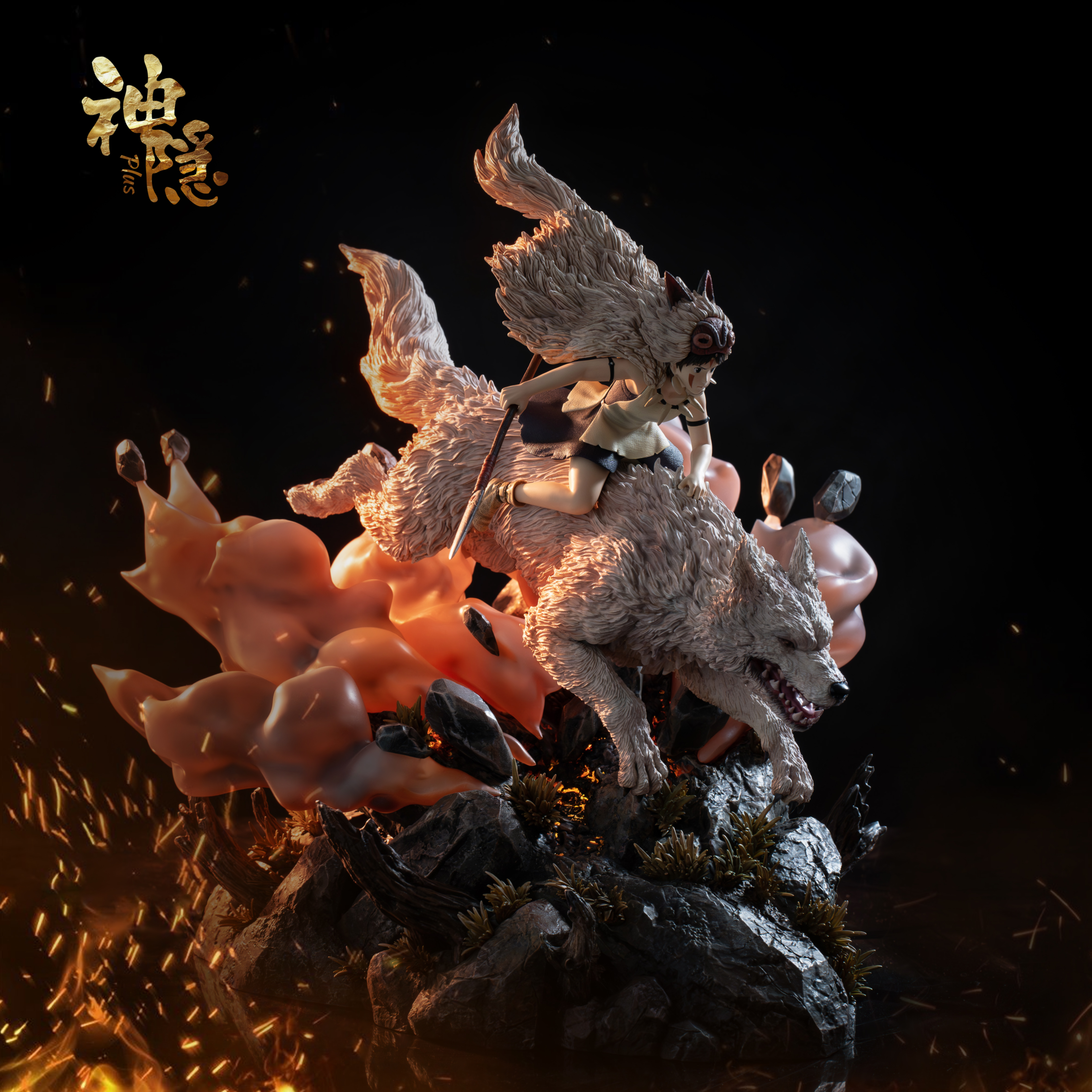 【Pre-sale】Princess Mononoke with LED-ShenYin Studio