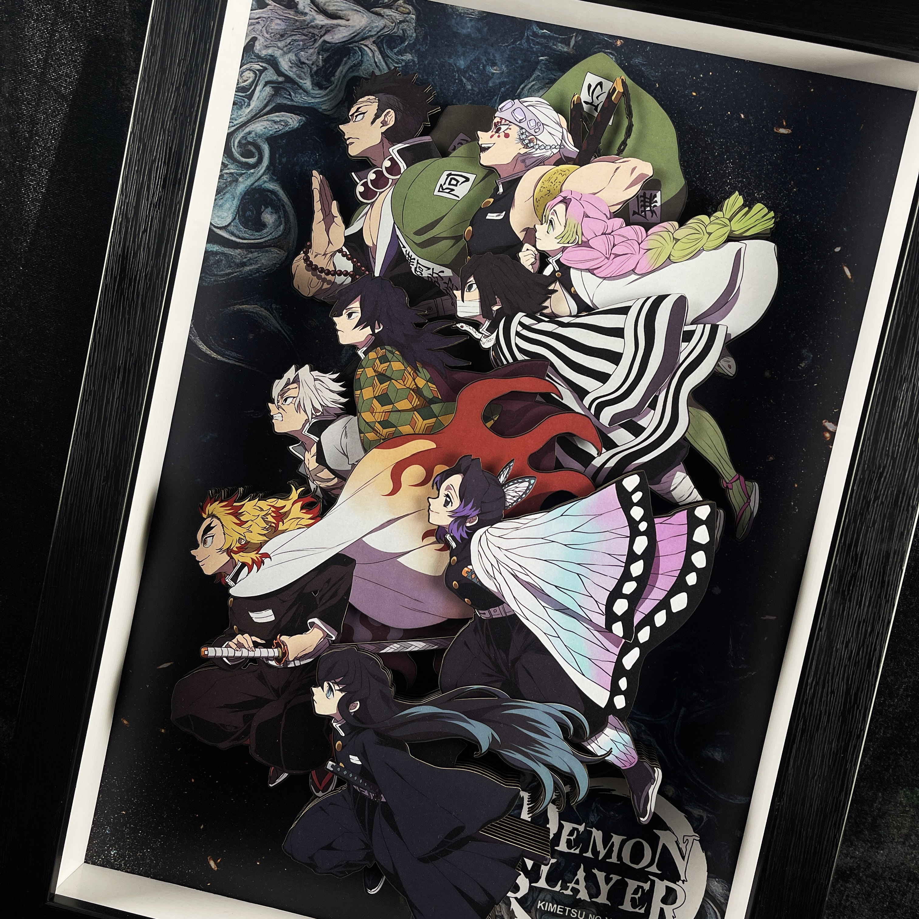 【Pre-sale】KKNM-004 Decorative Painting of Nine Hashiras-Black and White Studio