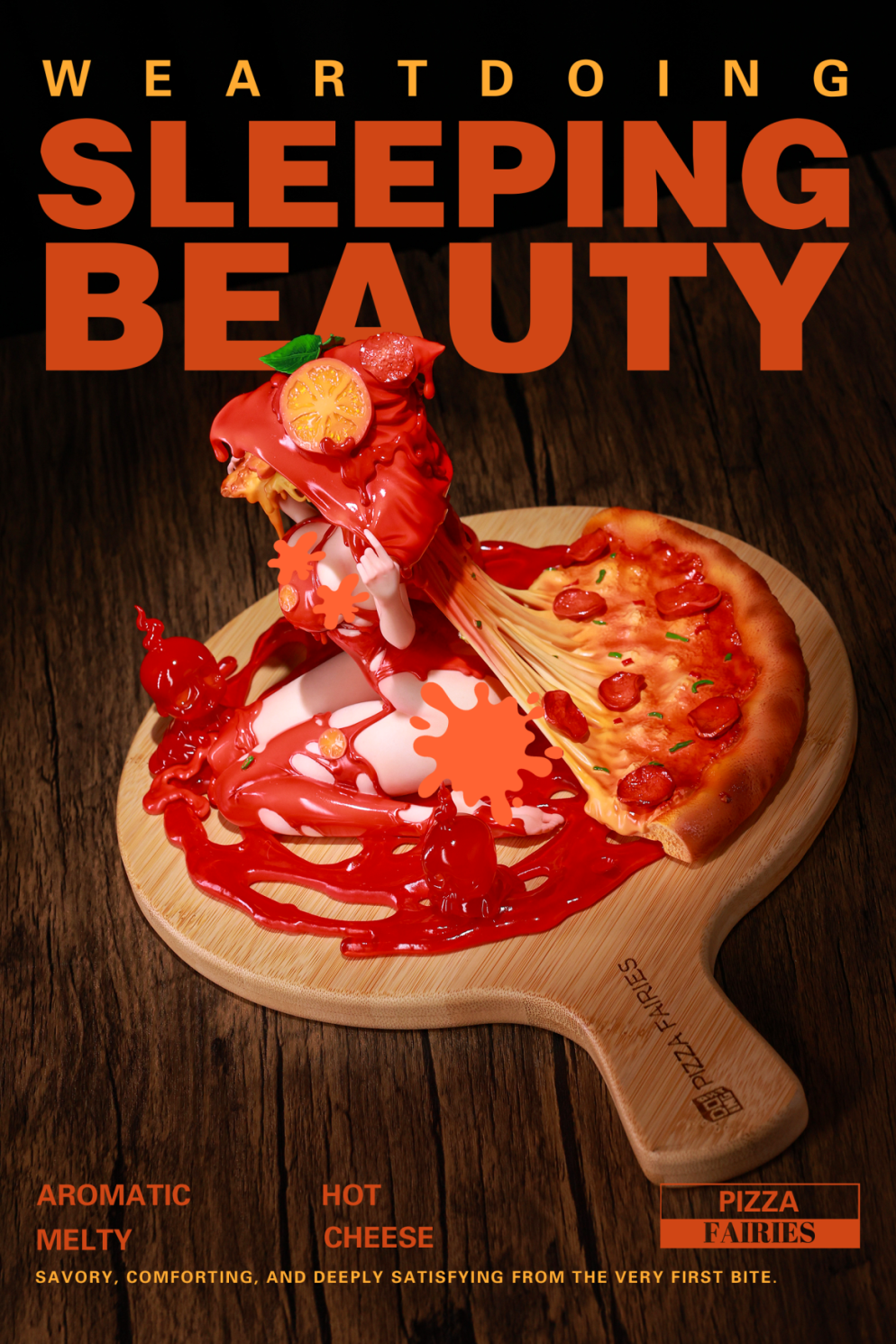 【Pre-sale】Sleeping Beauty-Pizza Fairies-Cheese Supreme and Classic Tomato-WeArtDoing Studio