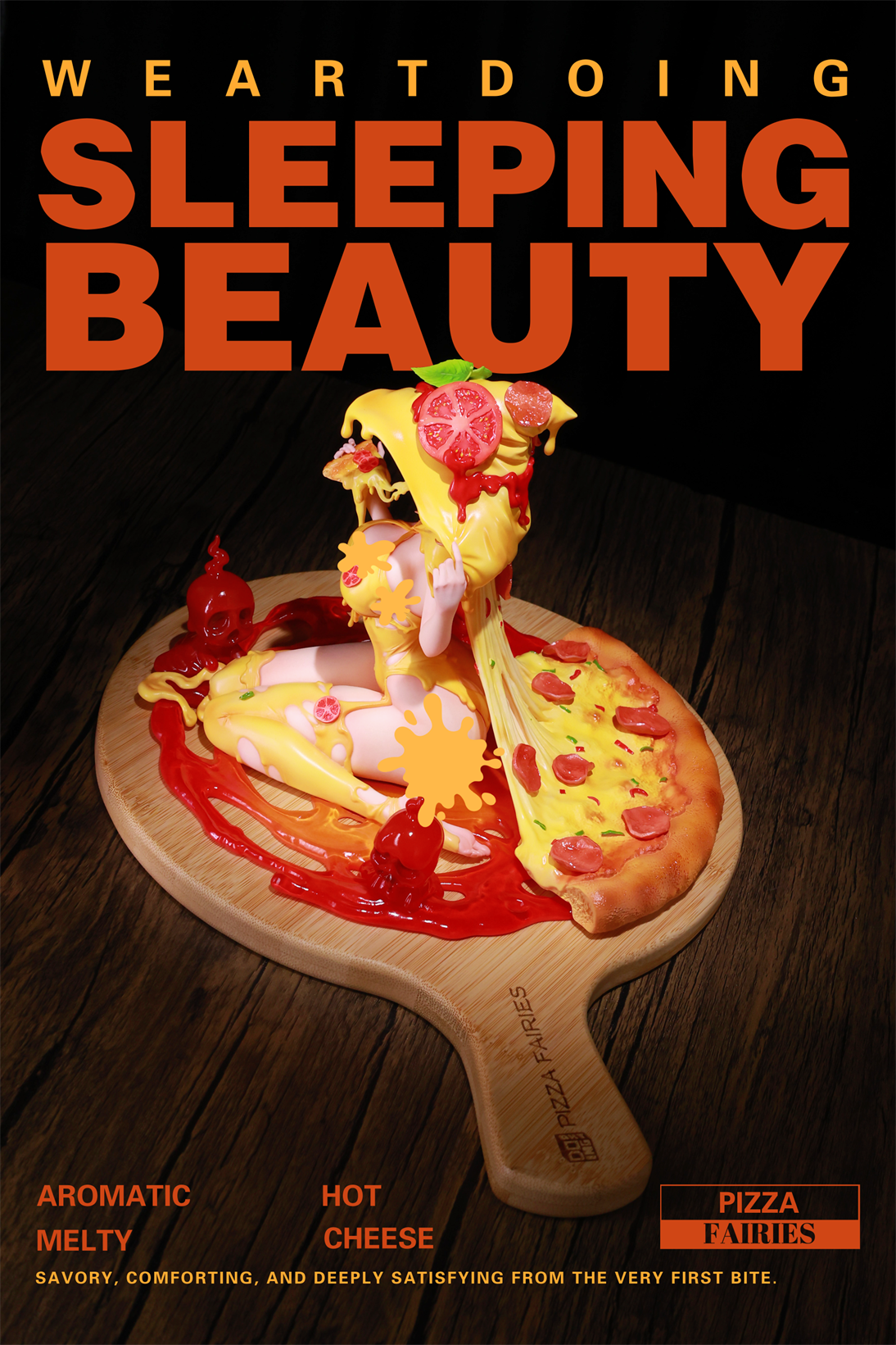 【Pre-sale】Sleeping Beauty-Pizza Fairies-Cheese Supreme and Classic Tomato-WeArtDoing Studio