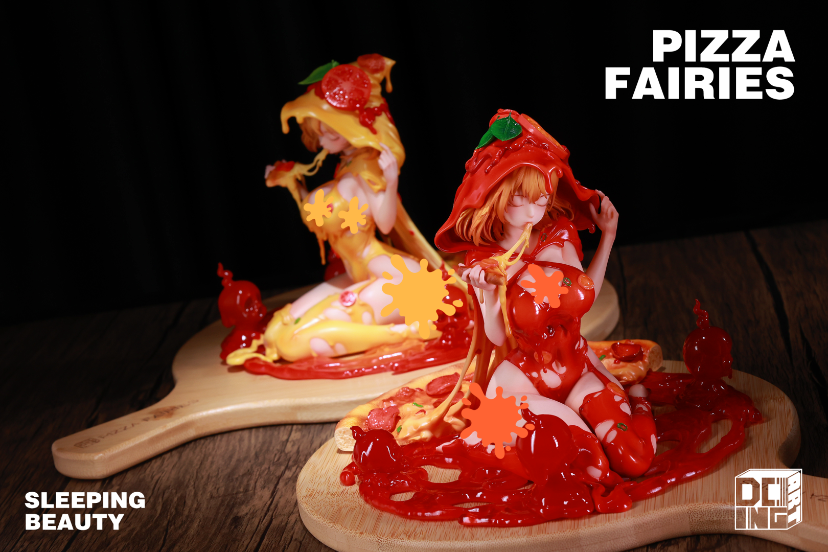【Pre-sale】Sleeping Beauty-Pizza Fairies-Cheese Supreme and Classic Tomato-WeArtDoing Studio