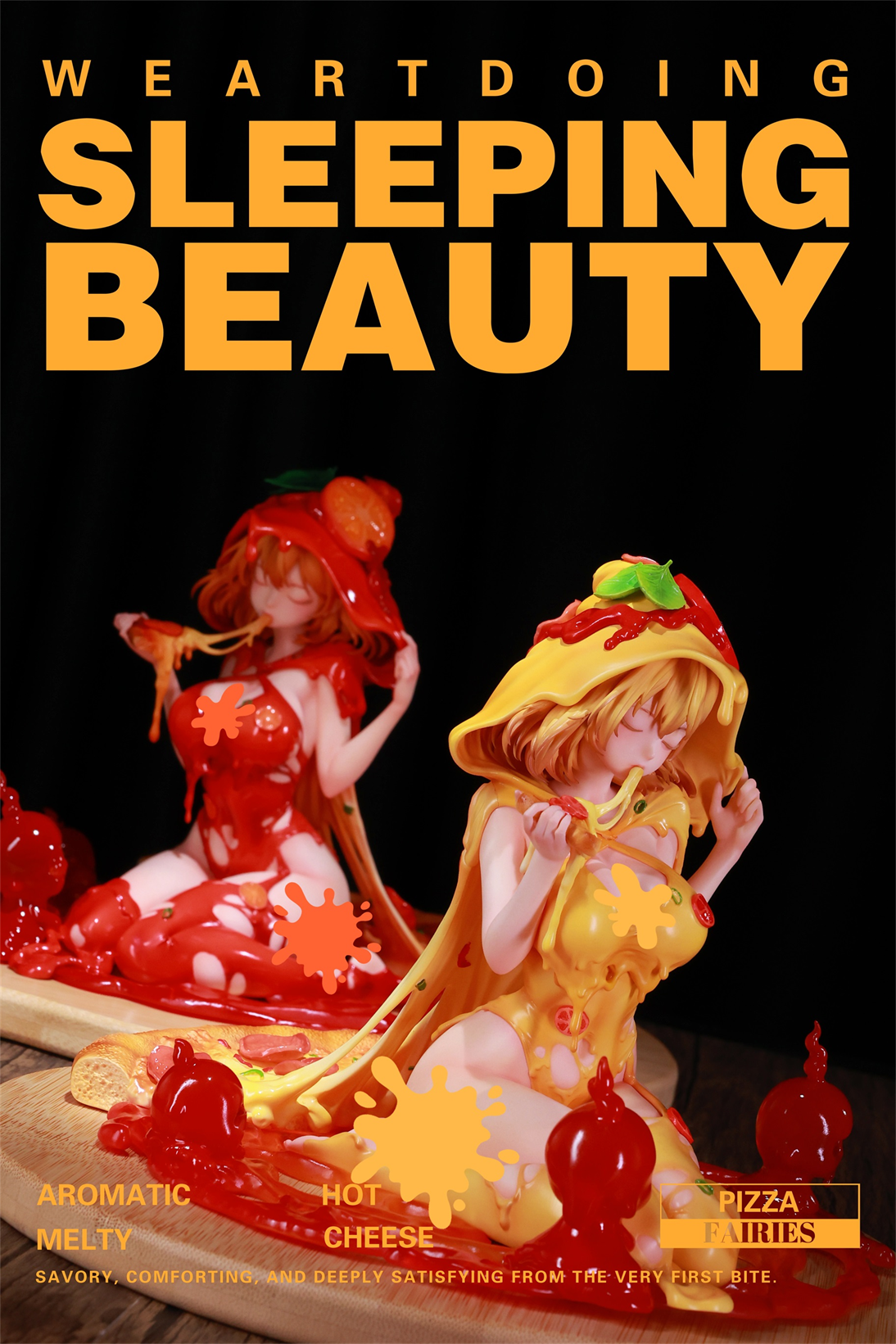 【Pre-sale】Sleeping Beauty-Pizza Fairies-Cheese Supreme and Classic Tomato-WeArtDoing Studio