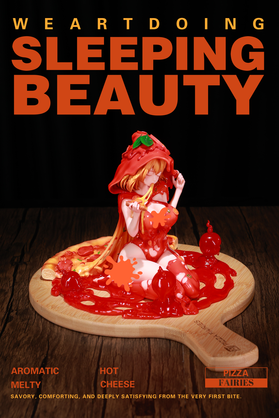 【Pre-sale】Sleeping Beauty-Pizza Fairies-Cheese Supreme and Classic Tomato-WeArtDoing Studio