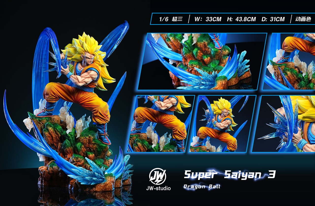 【Pre-sale】1/6 and 1/4 Scale SS3 Goku with LED-JW Studio