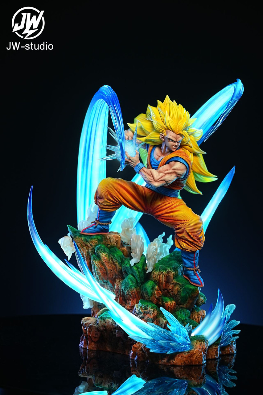 【Pre-sale】1/6 and 1/4 Scale SS3 Goku with LED-JW Studio