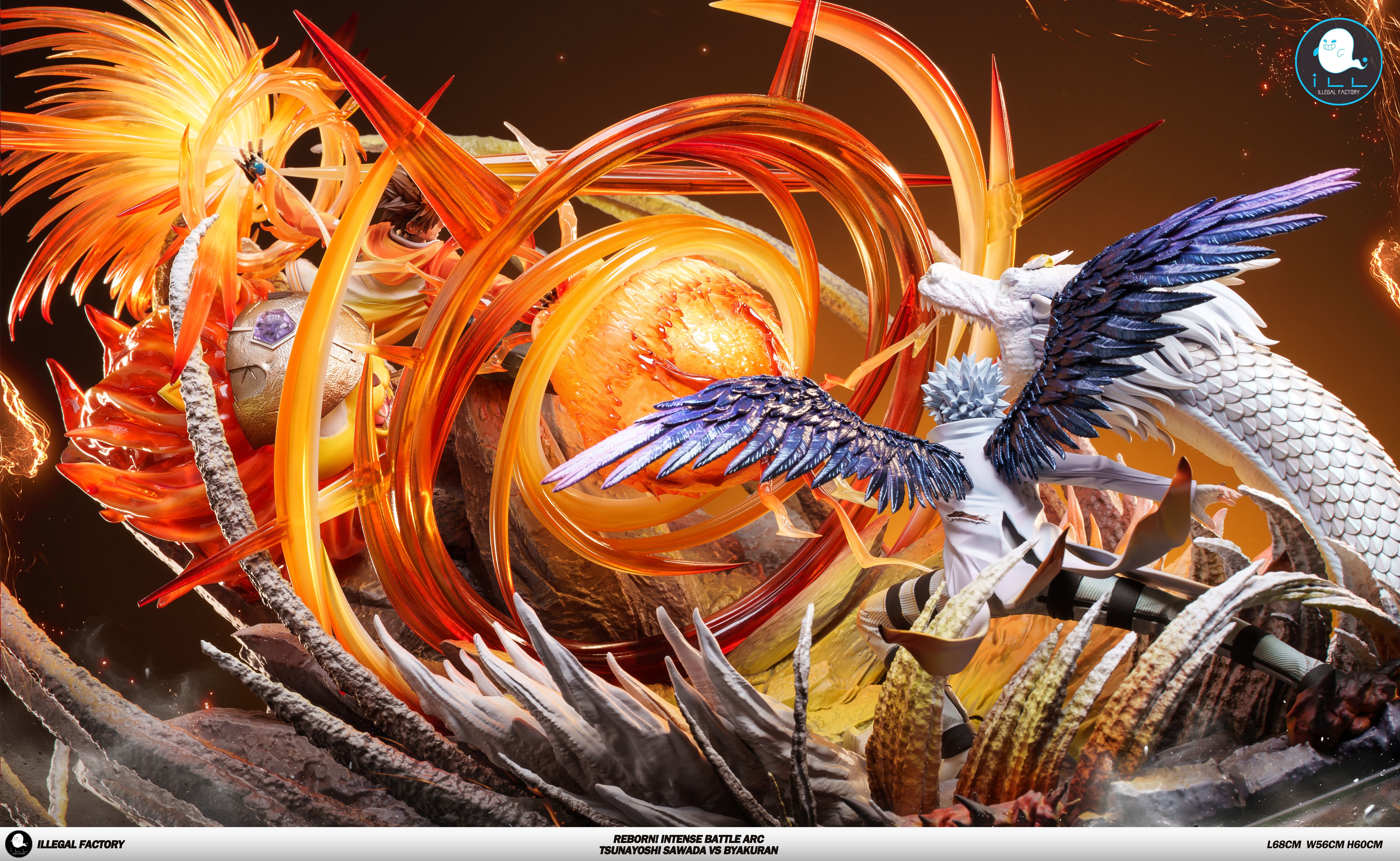 【Pre-sale】019 Sawada Tsunayoshi vs Byakuran Gesso with LED-ILL Factory Studio