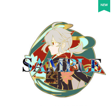 【Buy two for Free shipping】【In stock】Characters of Genshin Series Metal Badge-Genshin