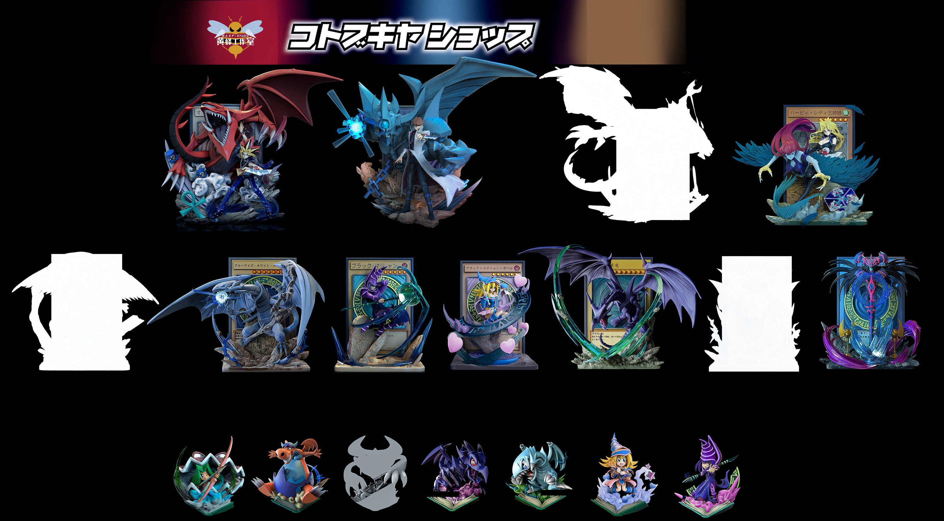 【Pre-sale】Cartoon Black Magican of Ra-Yu-Gi-Oh! Duel Monsters-Yelllow Bee Studio