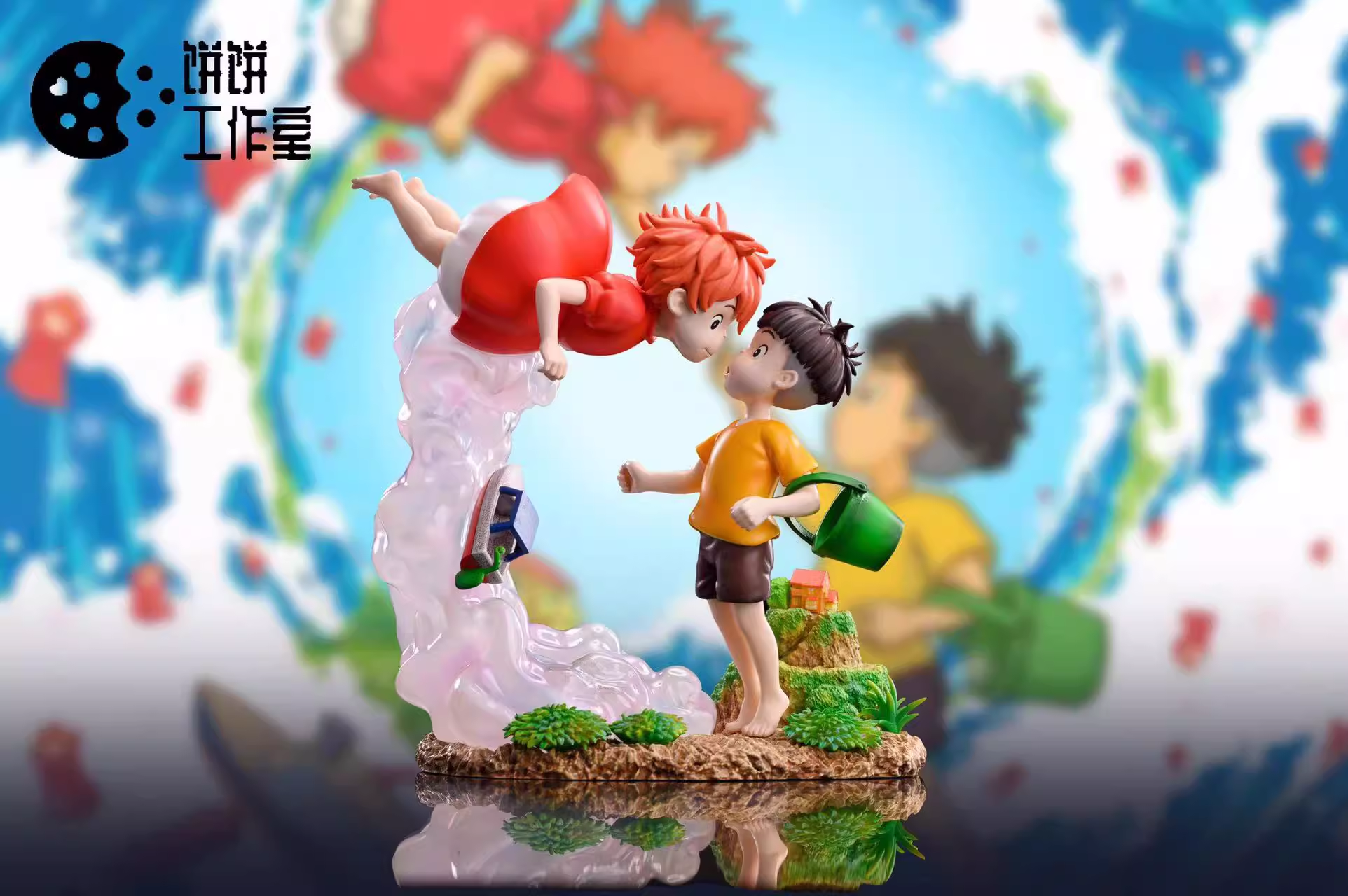 【Sold out】Ponyo & Sosuke-Studio Ghibli-BingBing Studio