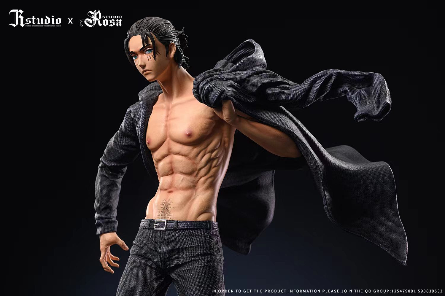 【Pre-sale】1/4 Scale Eren Jaeger-Attack on Titan-JR Studio & Rosa Studio