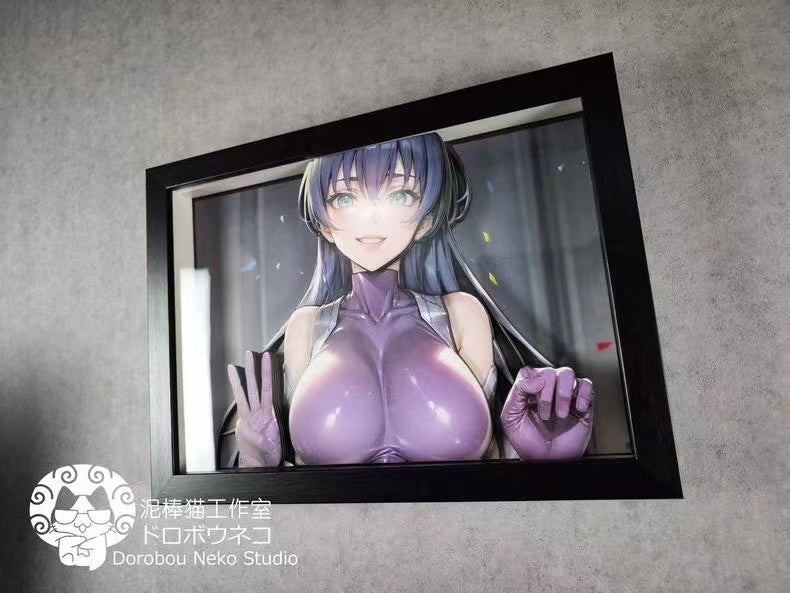 【In stock】DSHT-001 Decorative Painting of Asagi-Taimanin Asgi-Dorobou Neko Studio