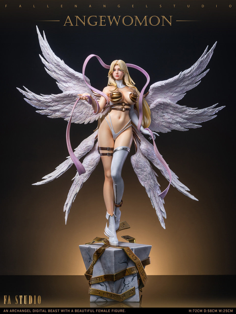 【Pre-sale】1/4 AngeWomon & Lady Devimon-Digimon-Fallen Angel Studio
