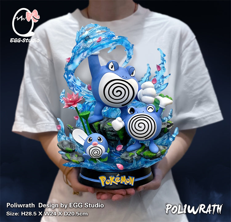 【In stock】Evolution of Poliwrath-Pokemon-EGGS Studio