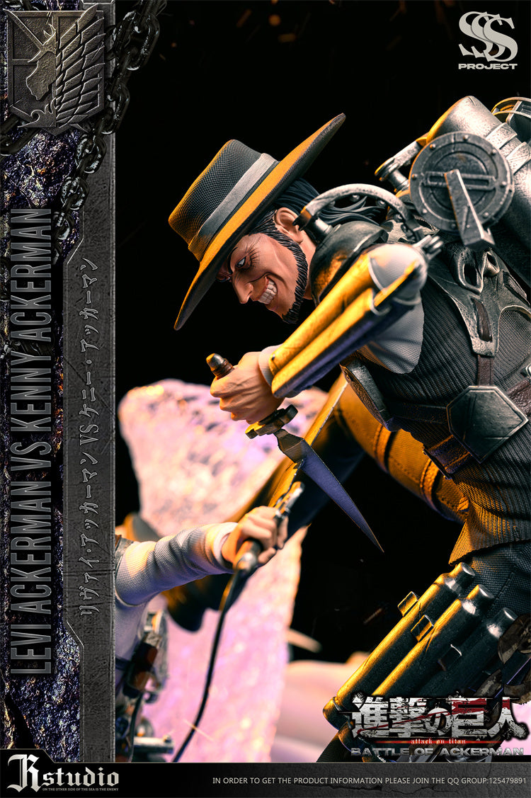 【Sold out】Version A Levi VS Kenny-Attack on Titan-JR Studio