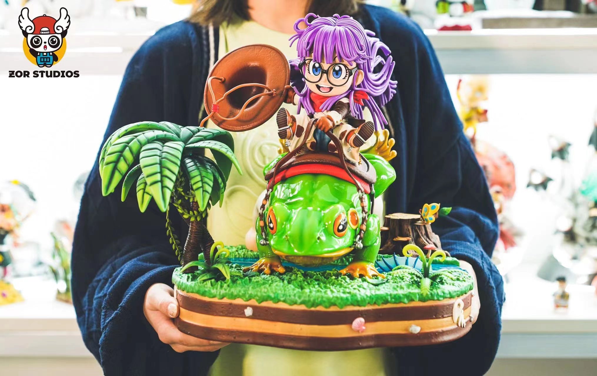 【Pre-sale】Norimaki Arale Riding Frog-Dr. Slump-ZOR Studio
