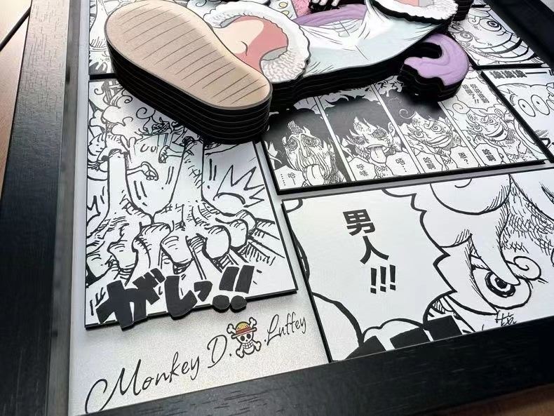 【In stock】Decorative Painting of Gear 5 Luffy-One Piece-Aotu Panda Studio